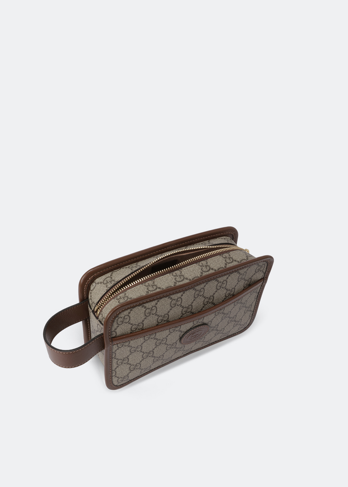 Gg travel pouch discount with interlocking g