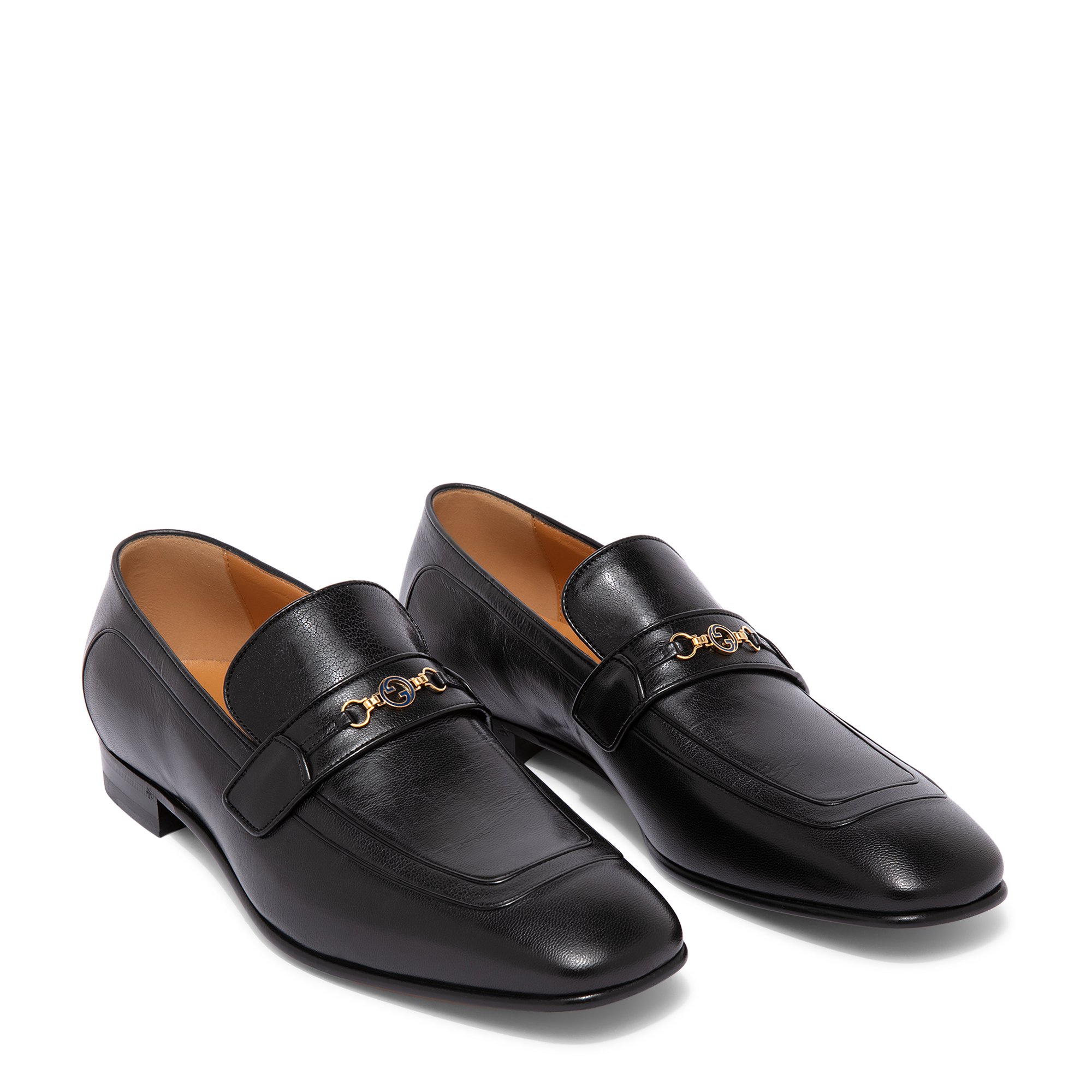 

Horsebit leather loafers, Black