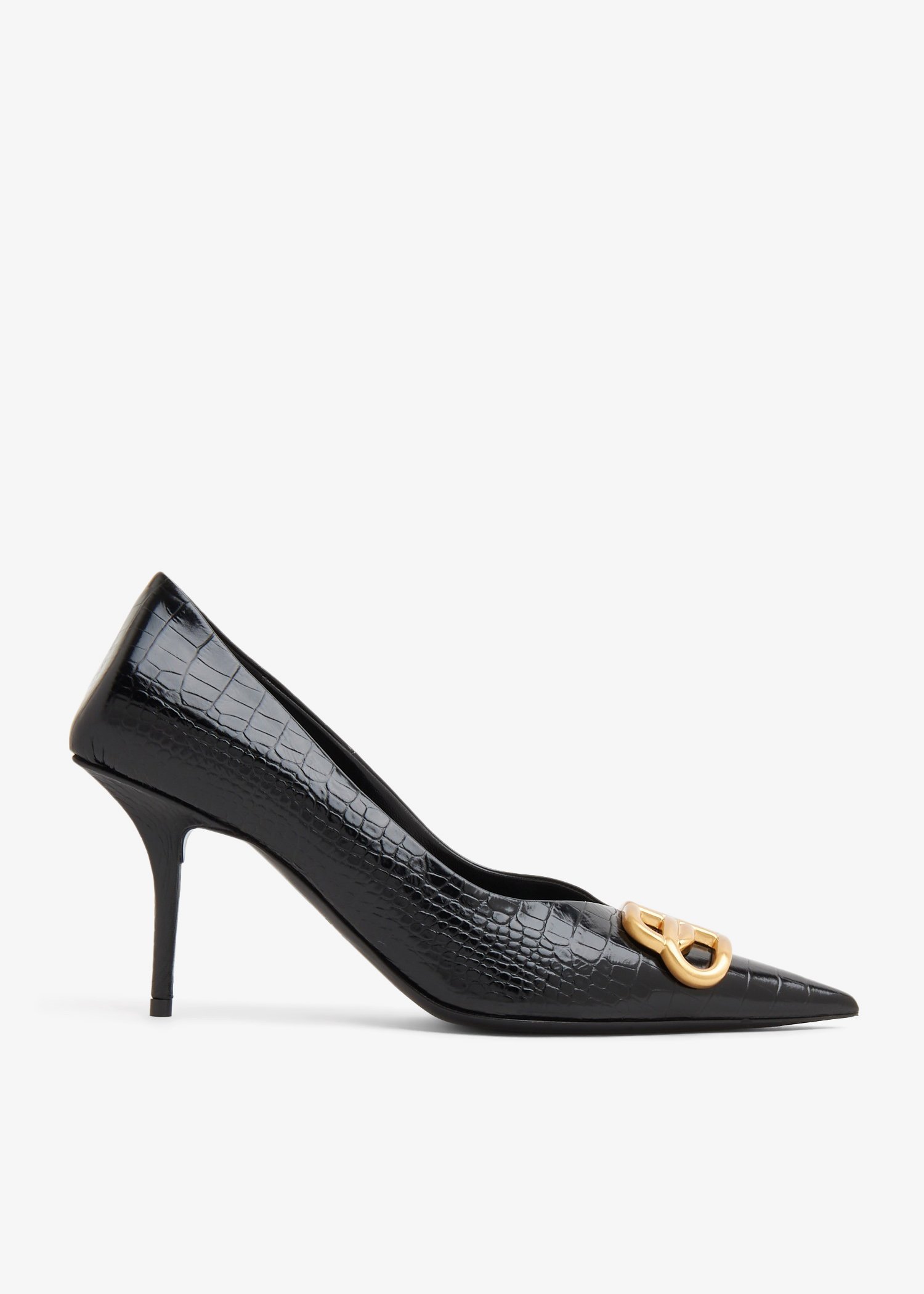 

Square Knife BB pumps, Black