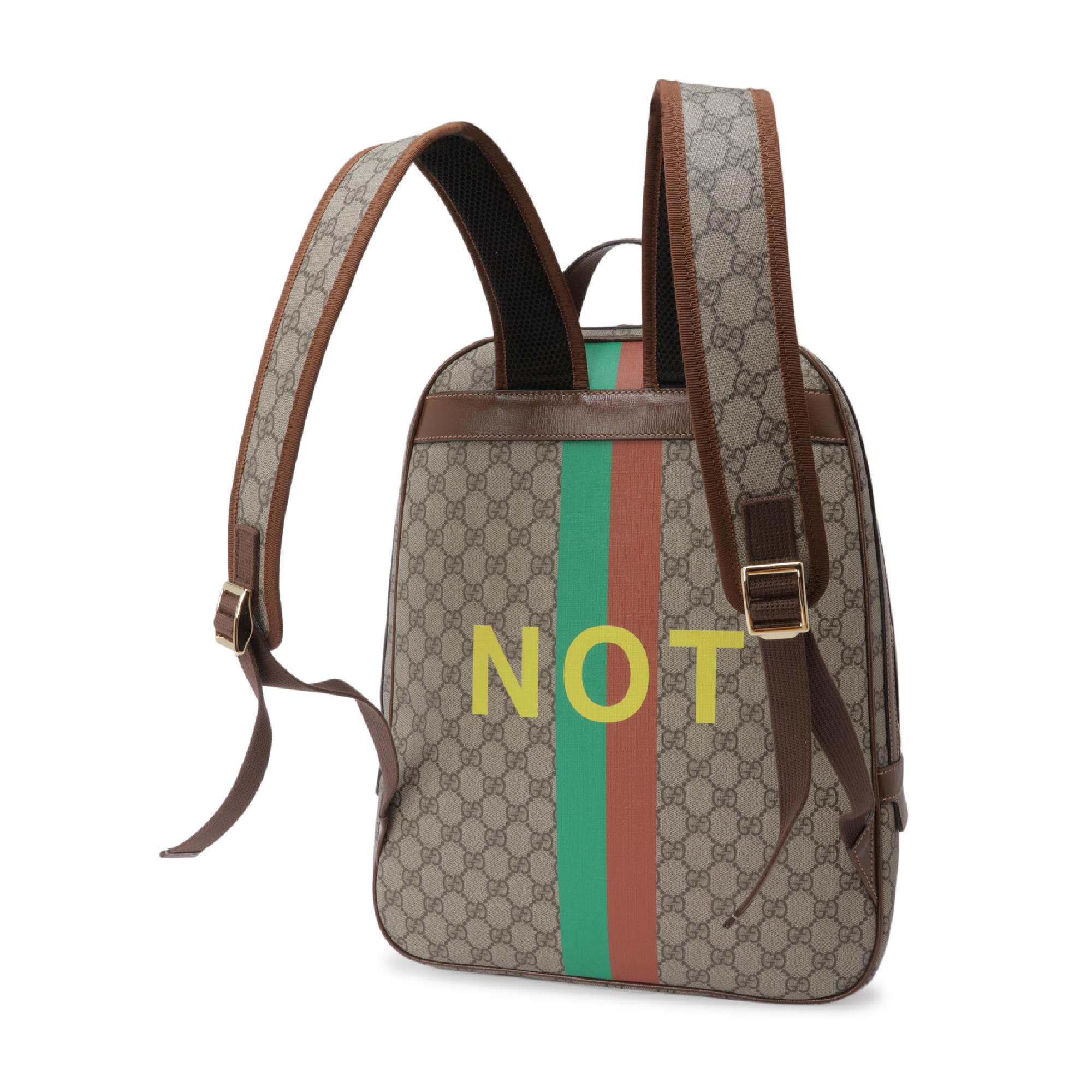 Gucci Fake Not print medium backpack for Men Multicolored in UAE