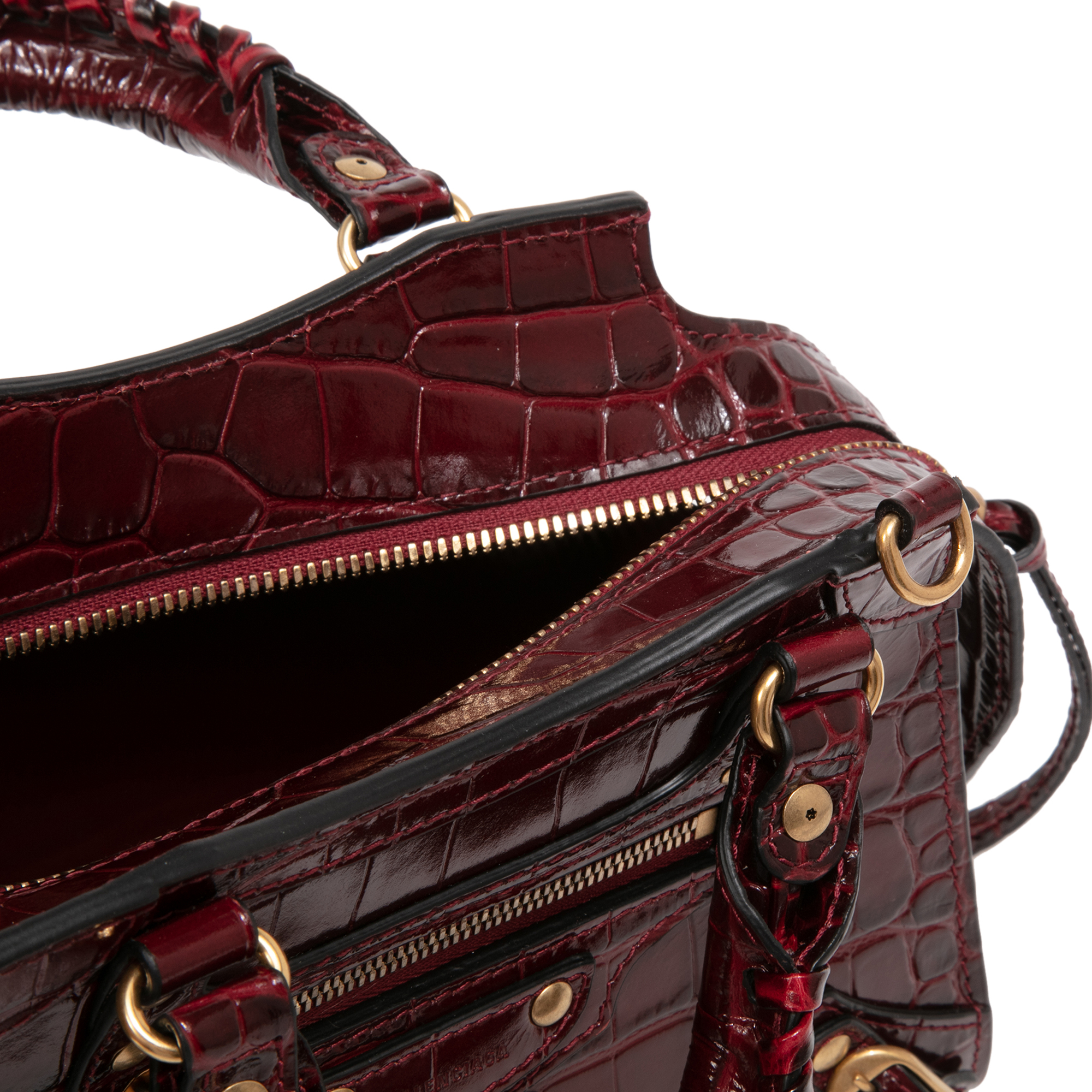 

Neo Classic Mini top handle bag, Burgundy