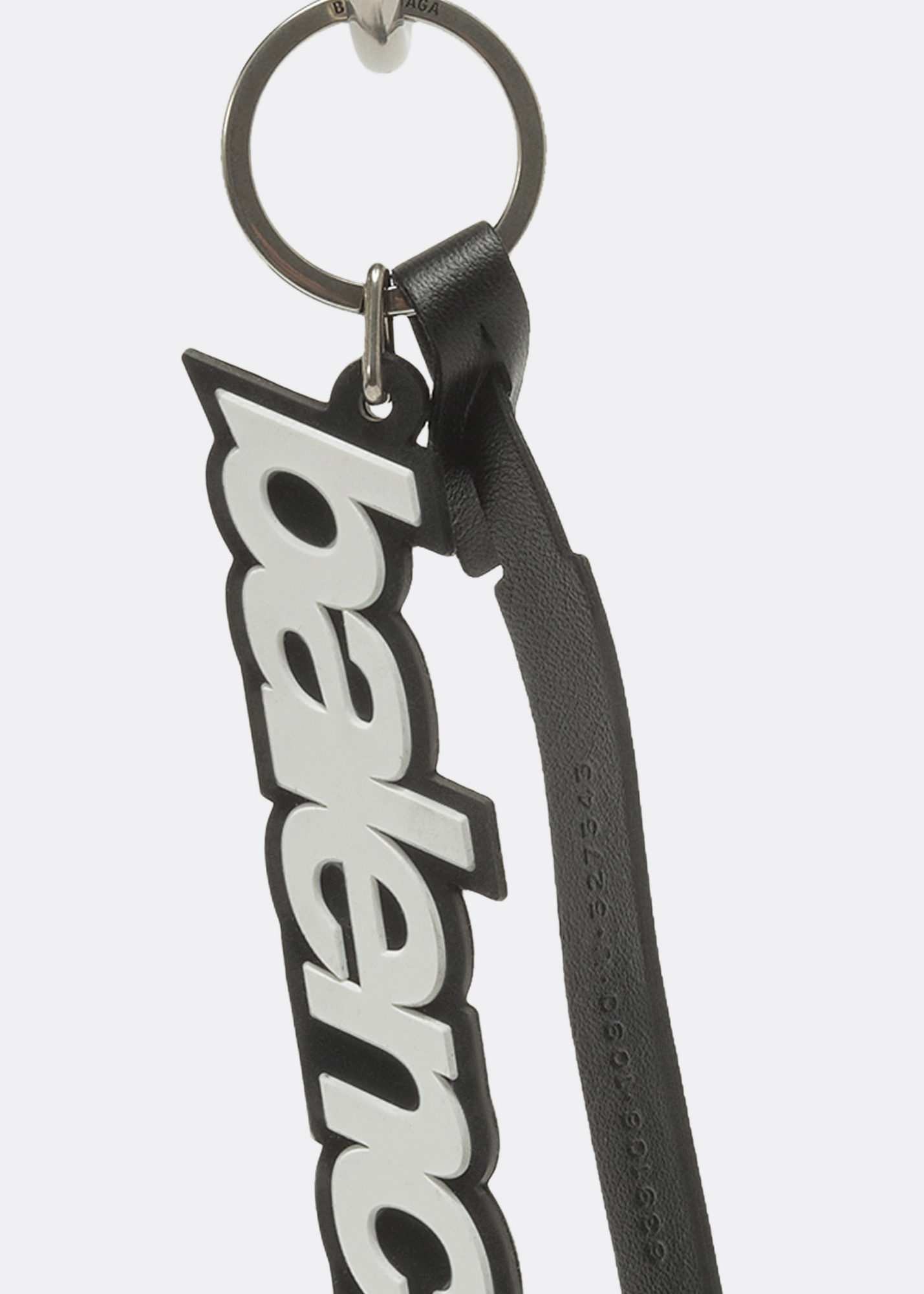 

Logo keyring, Black