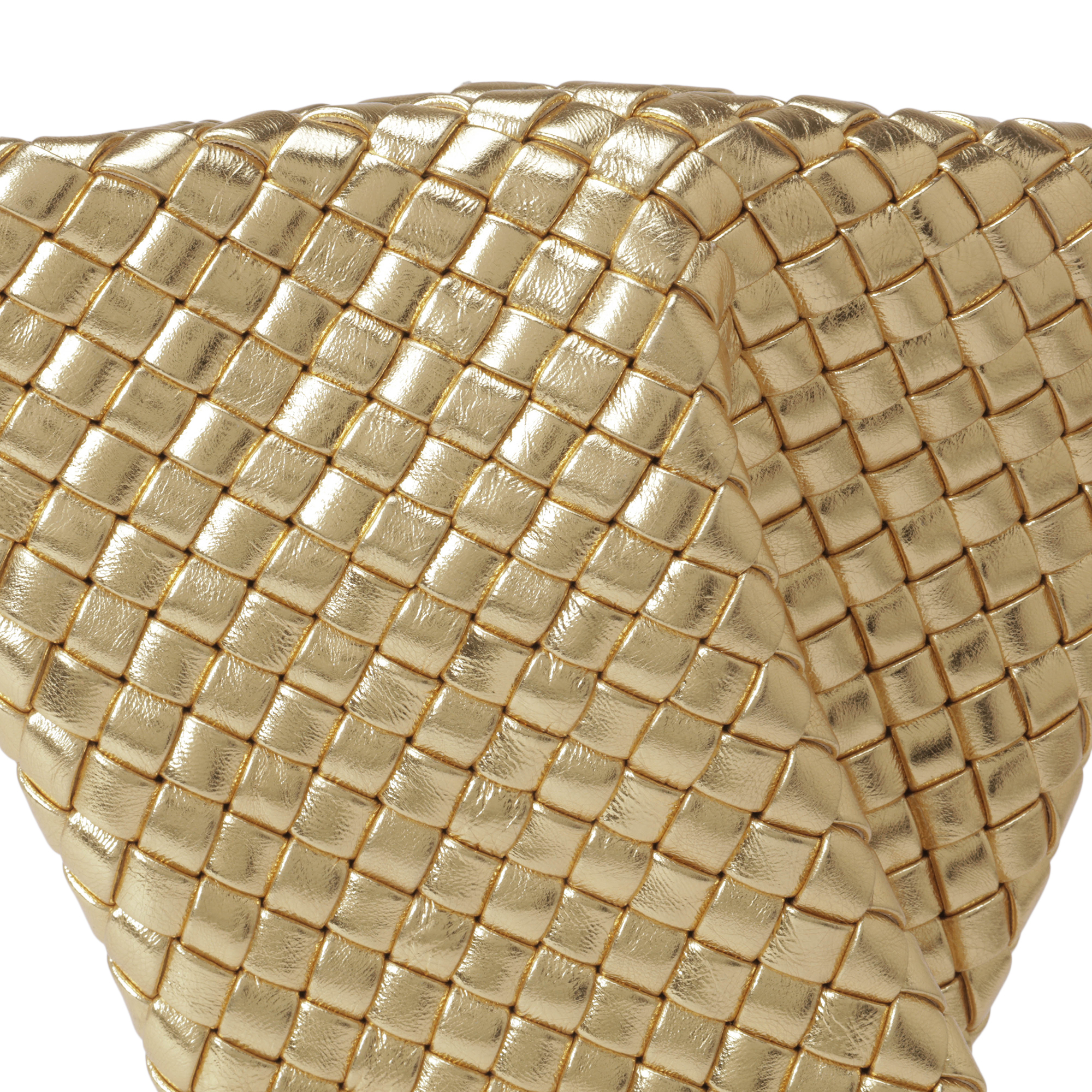 

The Crisscross clutch, Gold