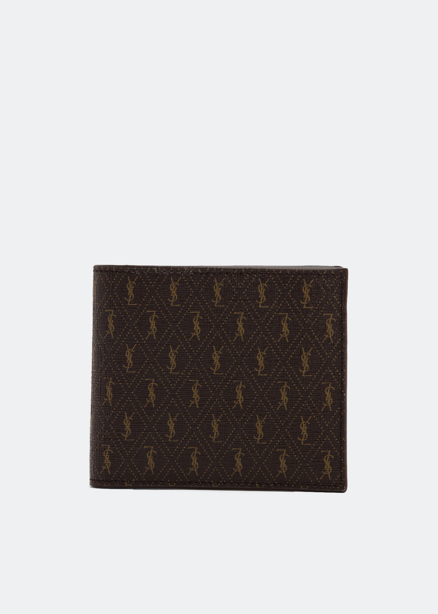 

East West monogramme wallet, Brown