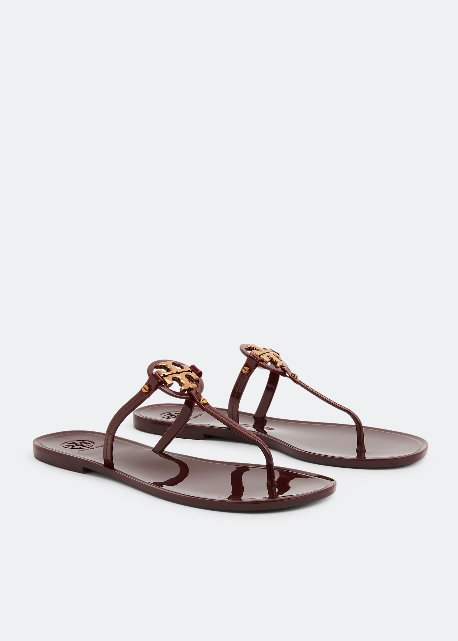 Tory Burch Mini Miller jelly thong sandals for Women Burgundy in UAE Level Shoes