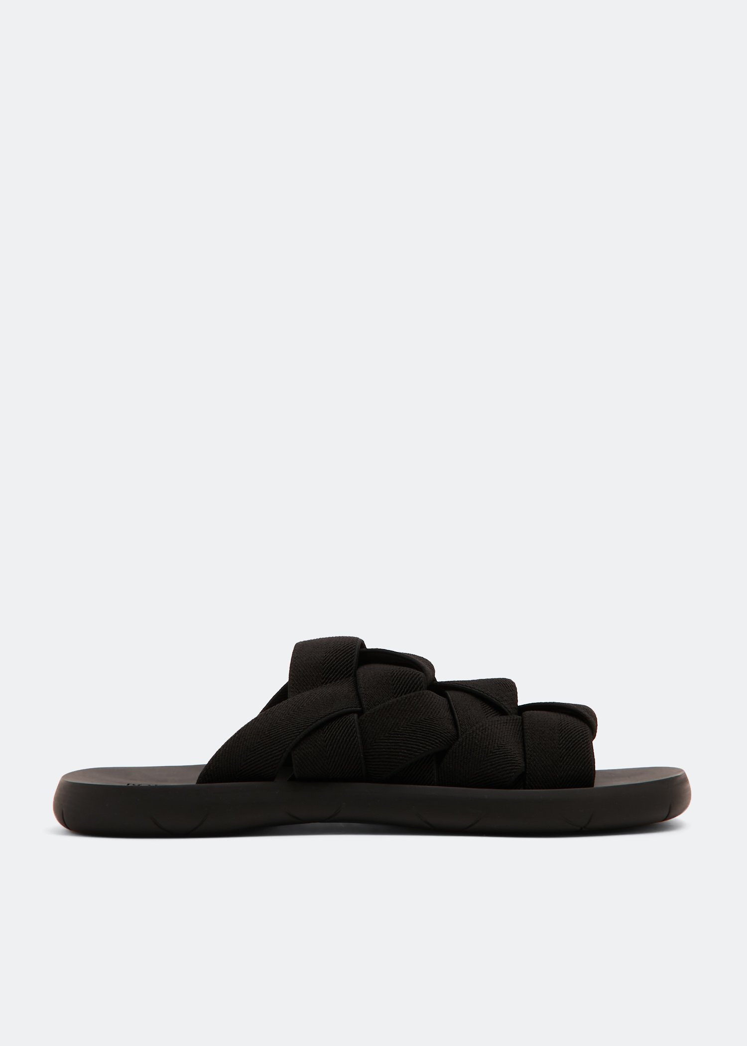 Bottega Veneta Plat sandals for Men Black in UAE Level Shoes