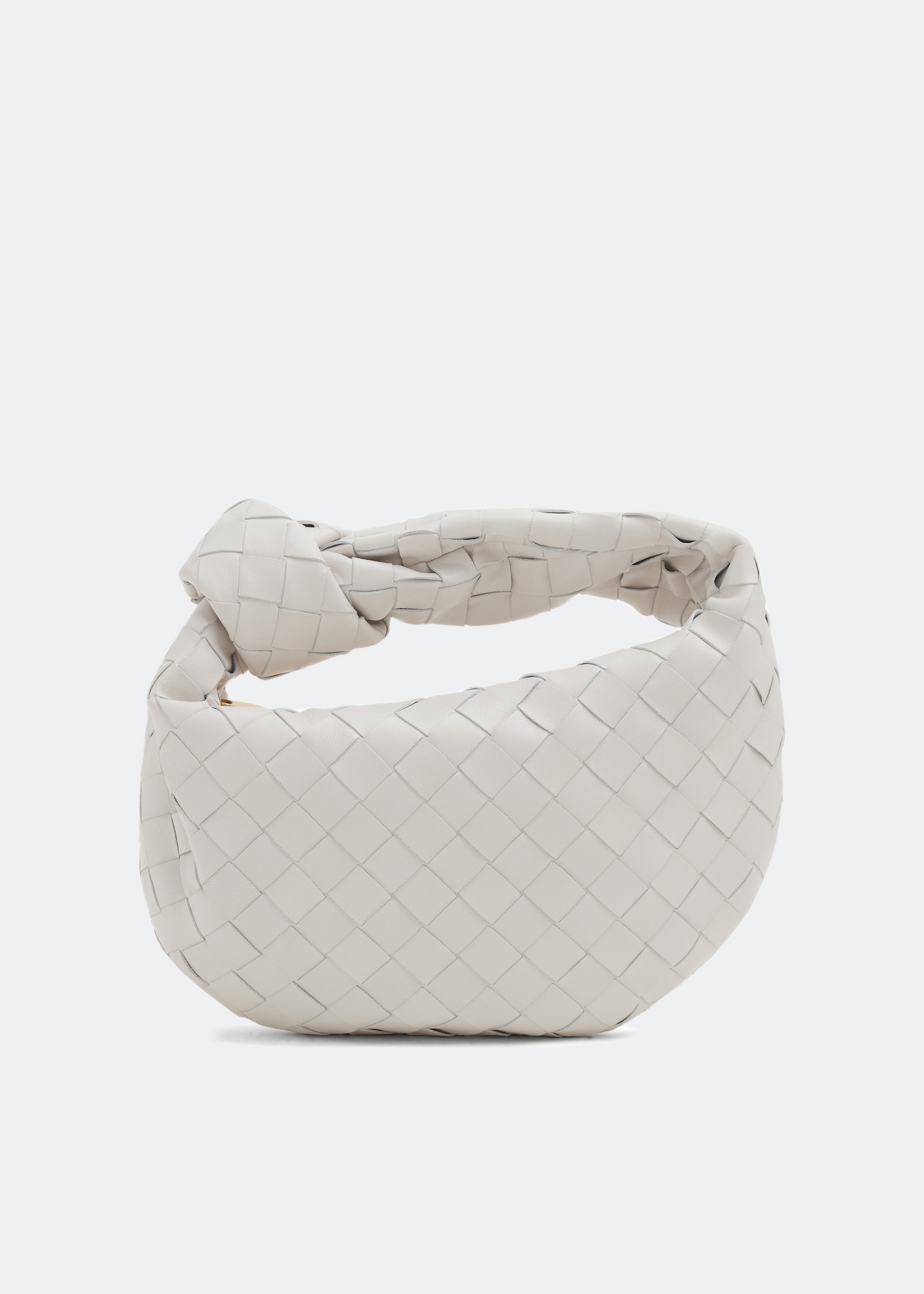 Jodie leather handbag Bottega Veneta White in Leather - 35980157