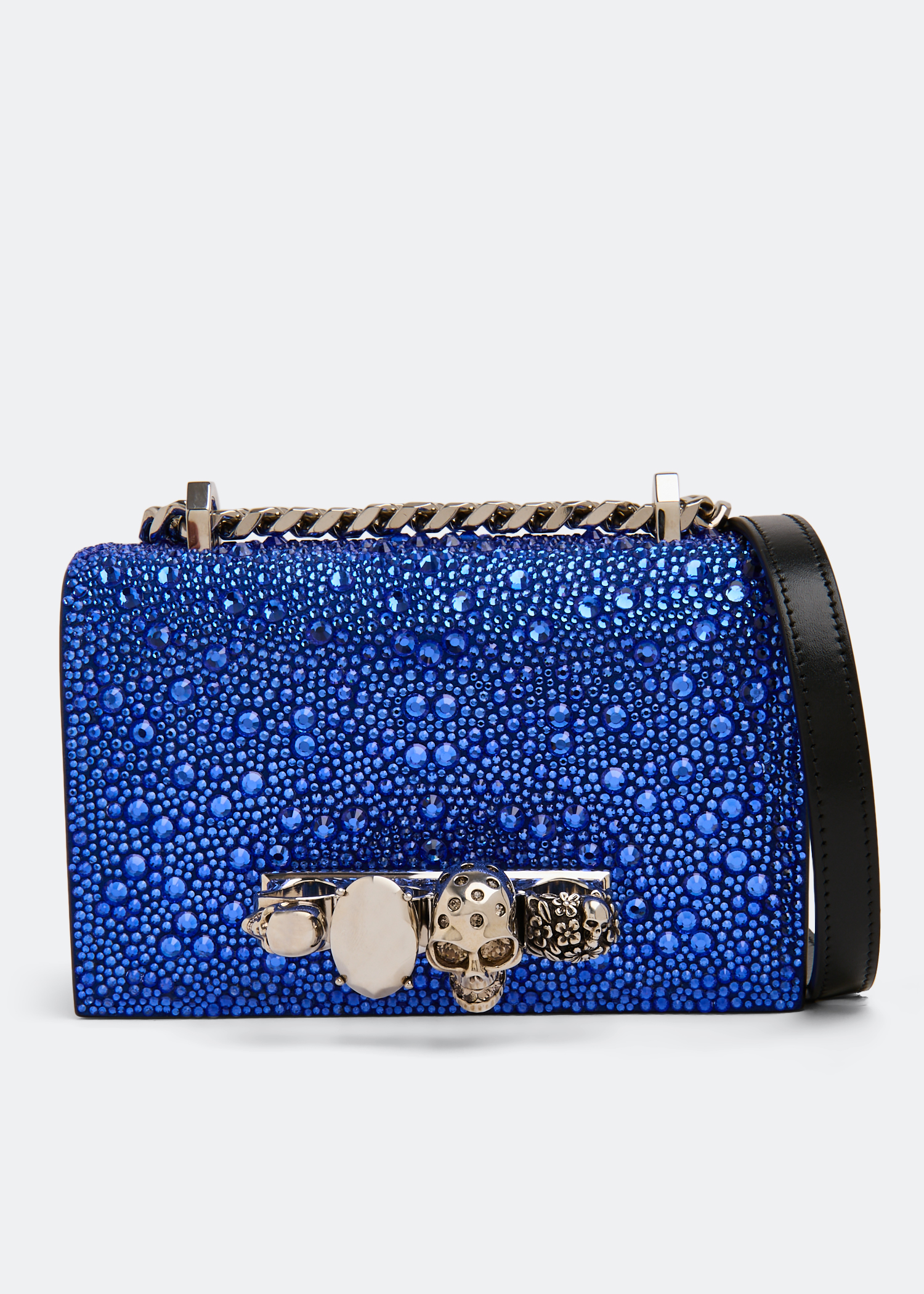 Alexander McQueen Mini jewelled satchel for Women - Blue in UAE 