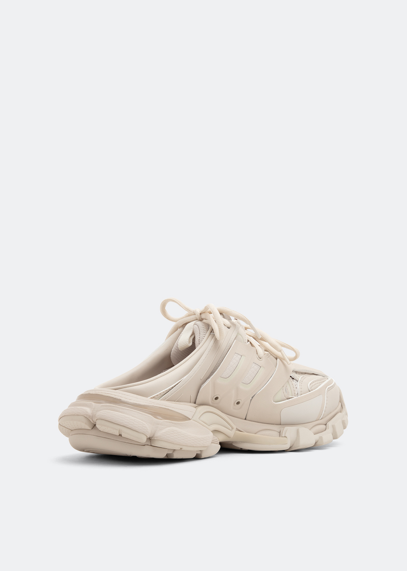 

Track mules, Beige