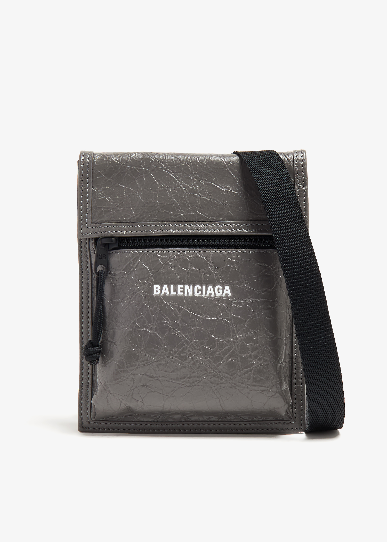 Balenciaga Explorer strap pouch for Men Grey in Kuwait Level Shoes