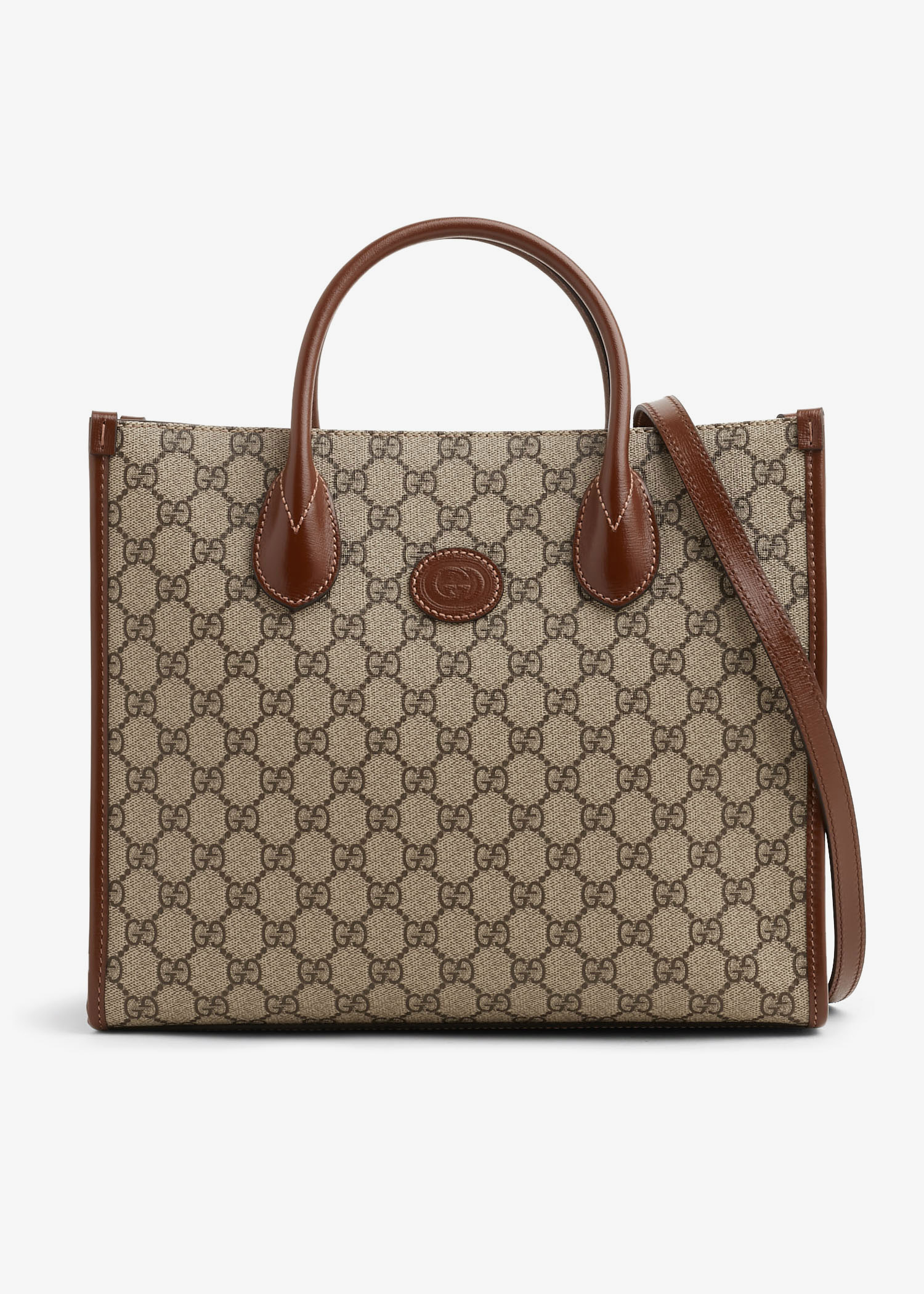 

GG small tote bag, Beige