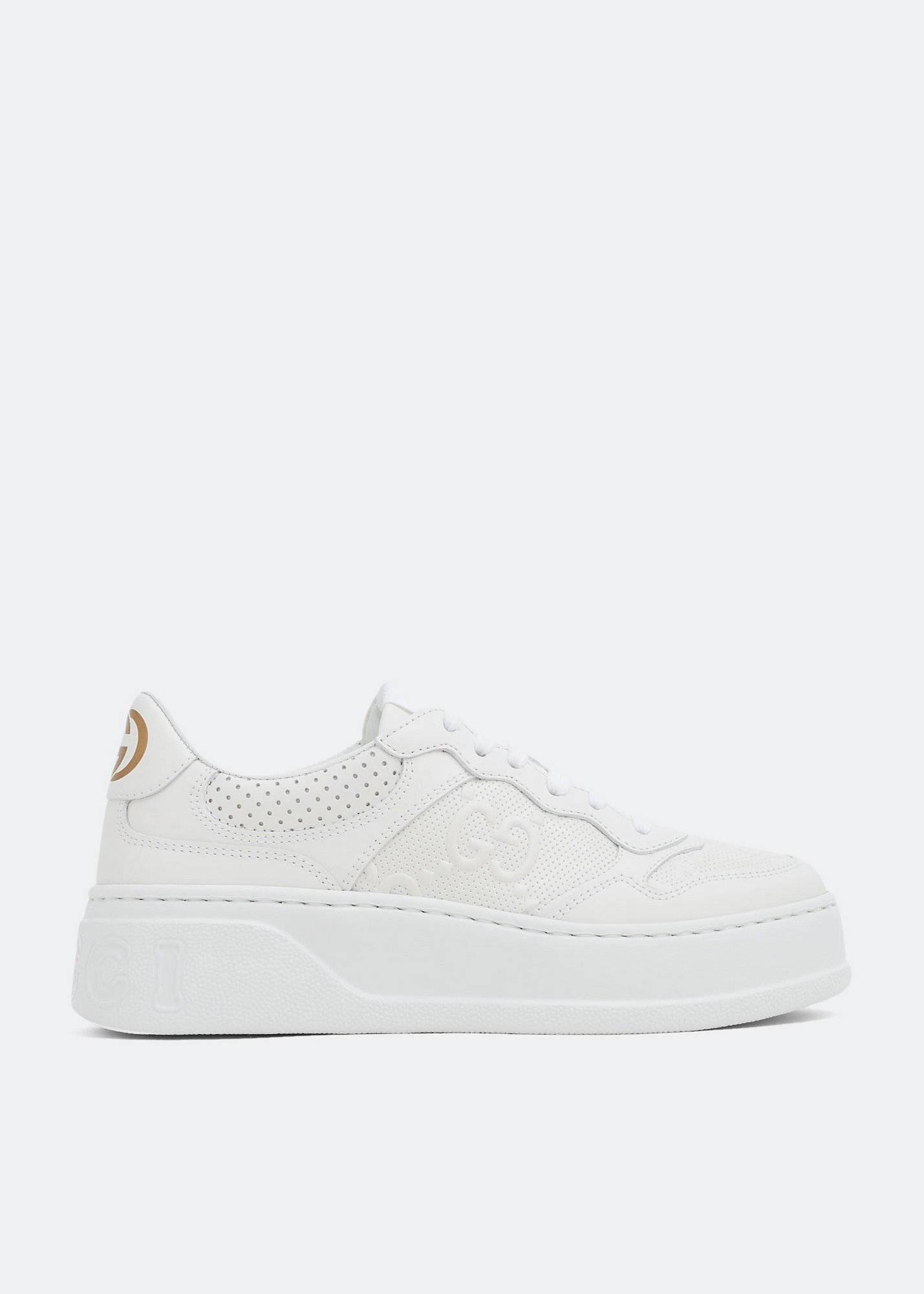 

GG embossed sneakers, White