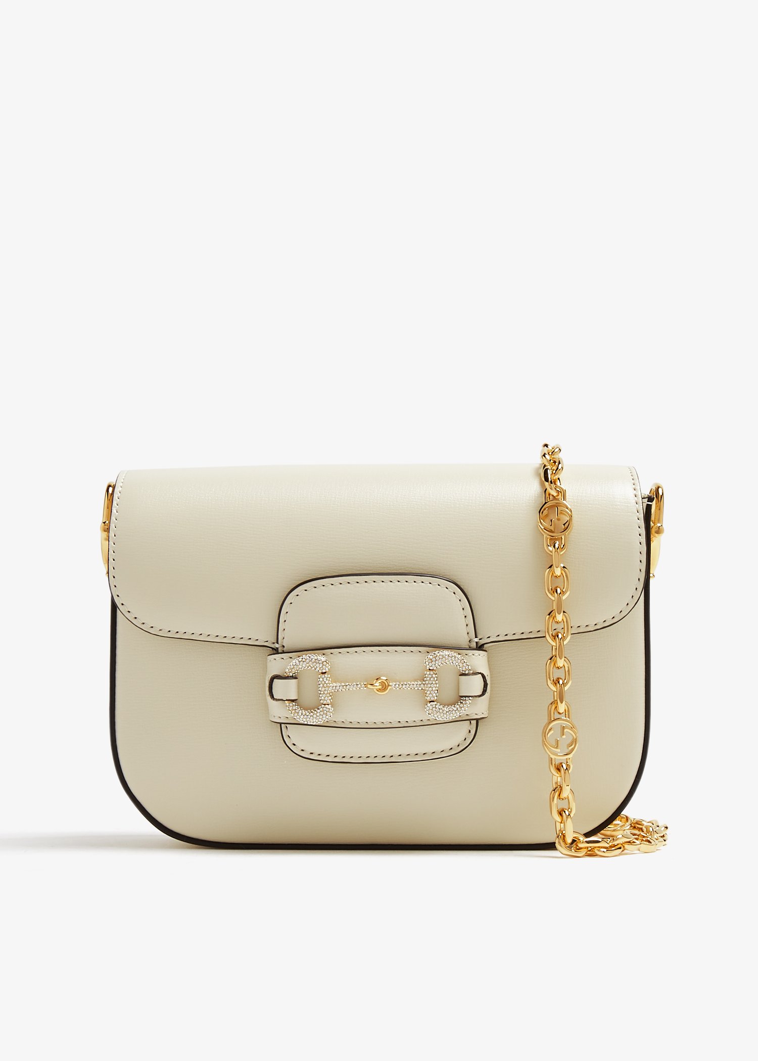 

Horsebit 1955 mini bag, White