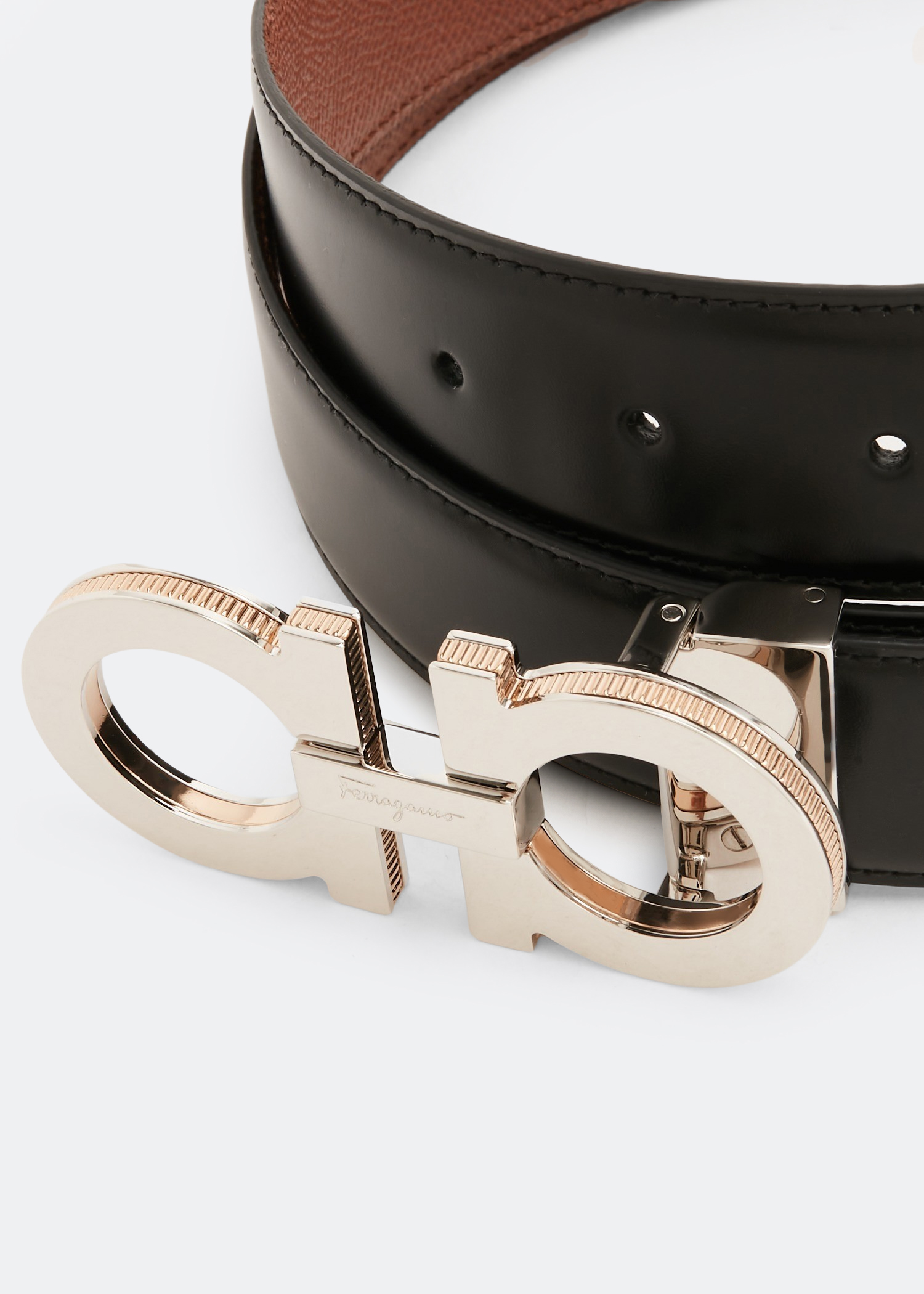 Rose gold outlet ferragamo belt