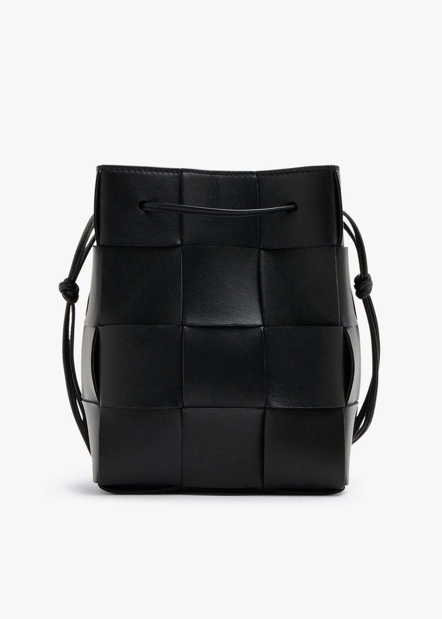 

Small Cassette bucket bag, Black