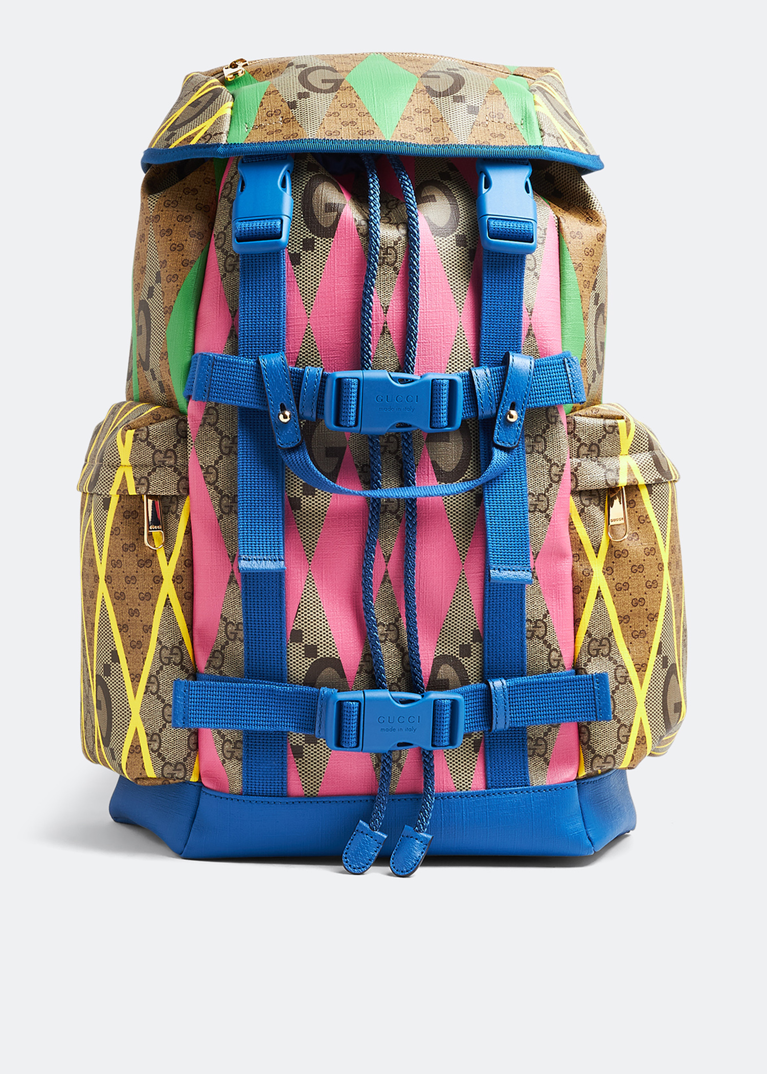 Gucci GG rhombus print backpack for Men Multicolored in UAE