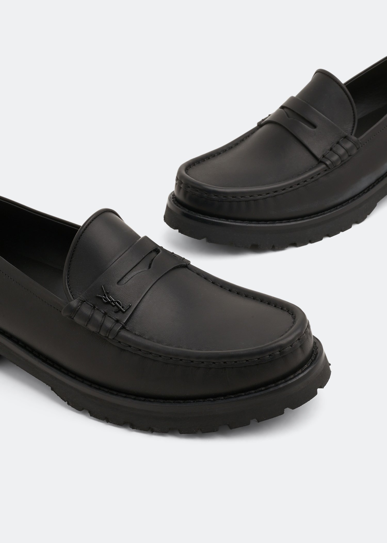 

Le Monogram penny loafers, Black