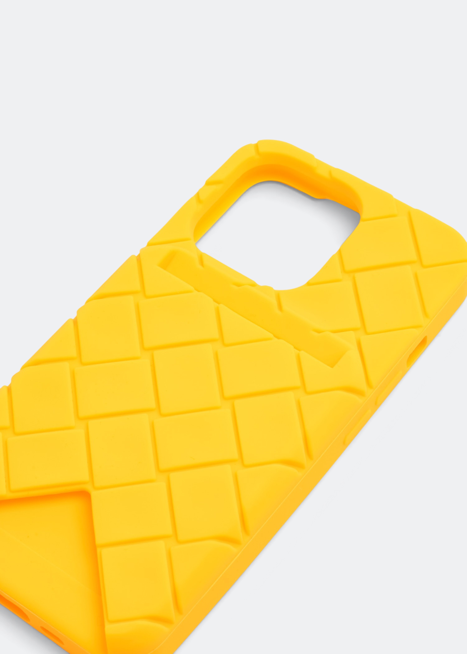 

Intrecciato iPhone 13 Pro case, Yellow