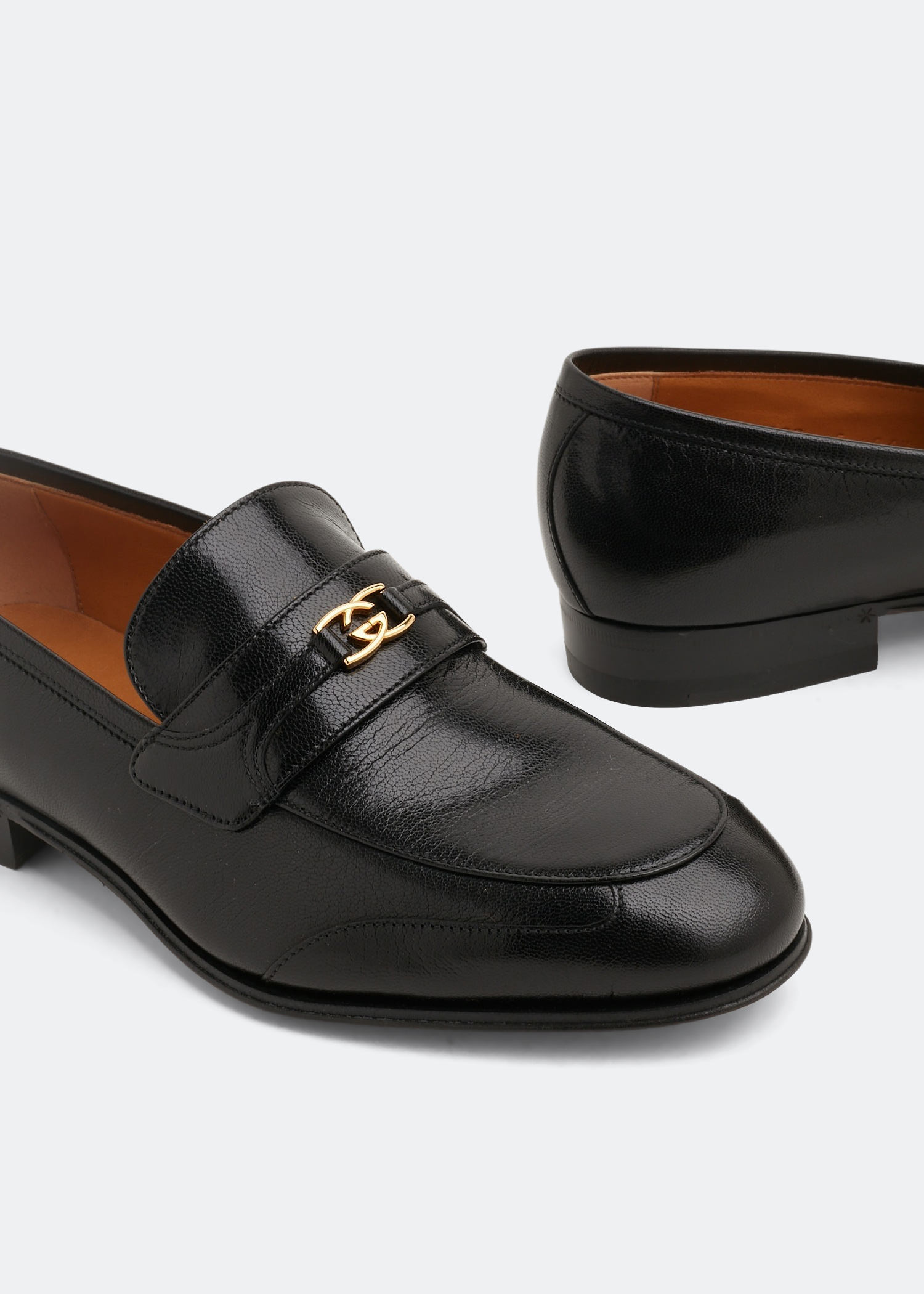 

Interlocking G loafers, Black