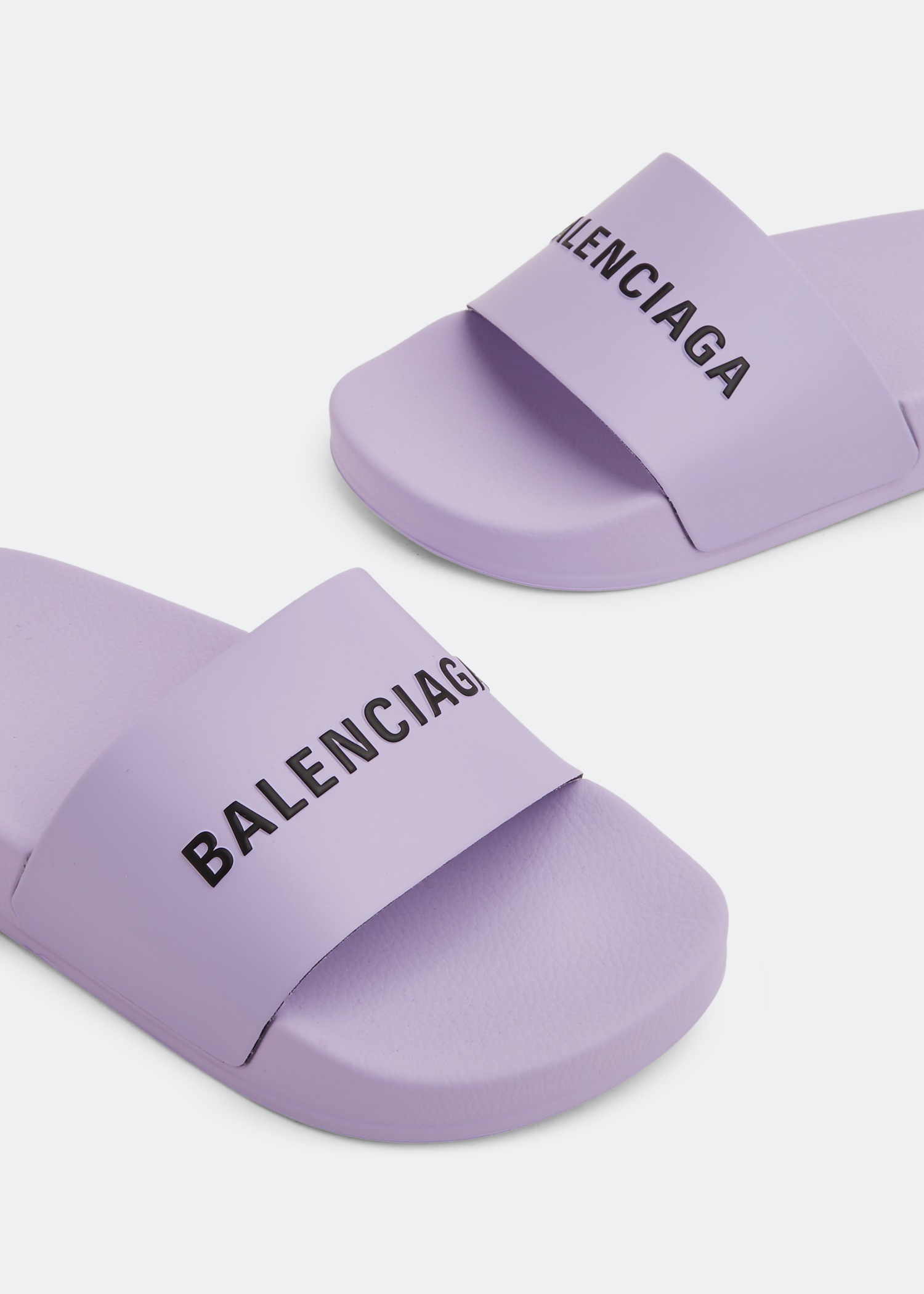 Balenciaga pool slides women's hot sale