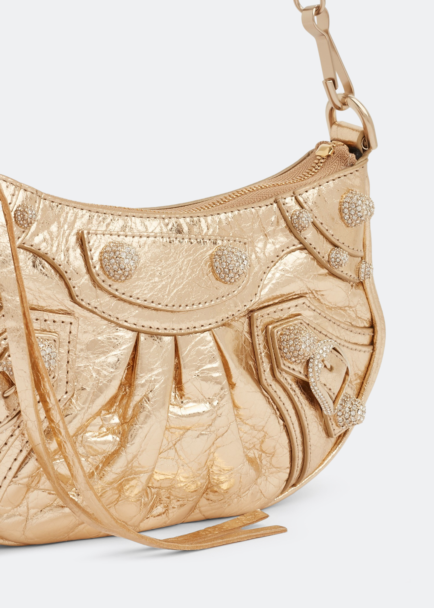 

Le Cagole mini chain bag, Gold