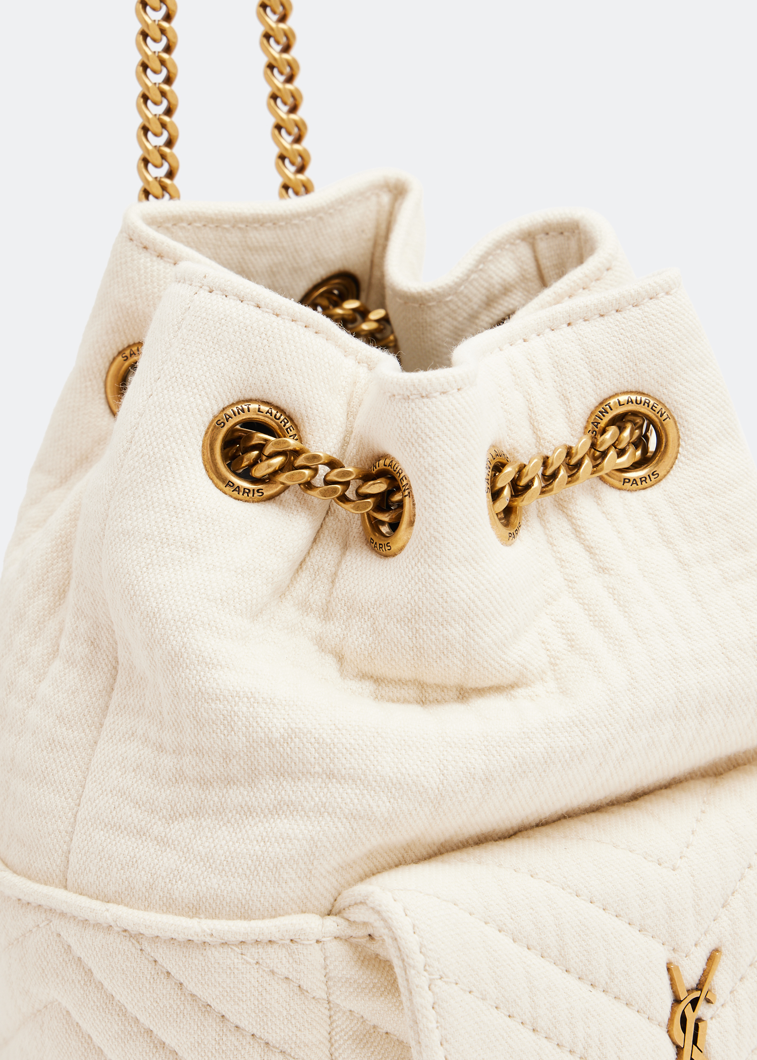 

Joe mini bucket bag, White