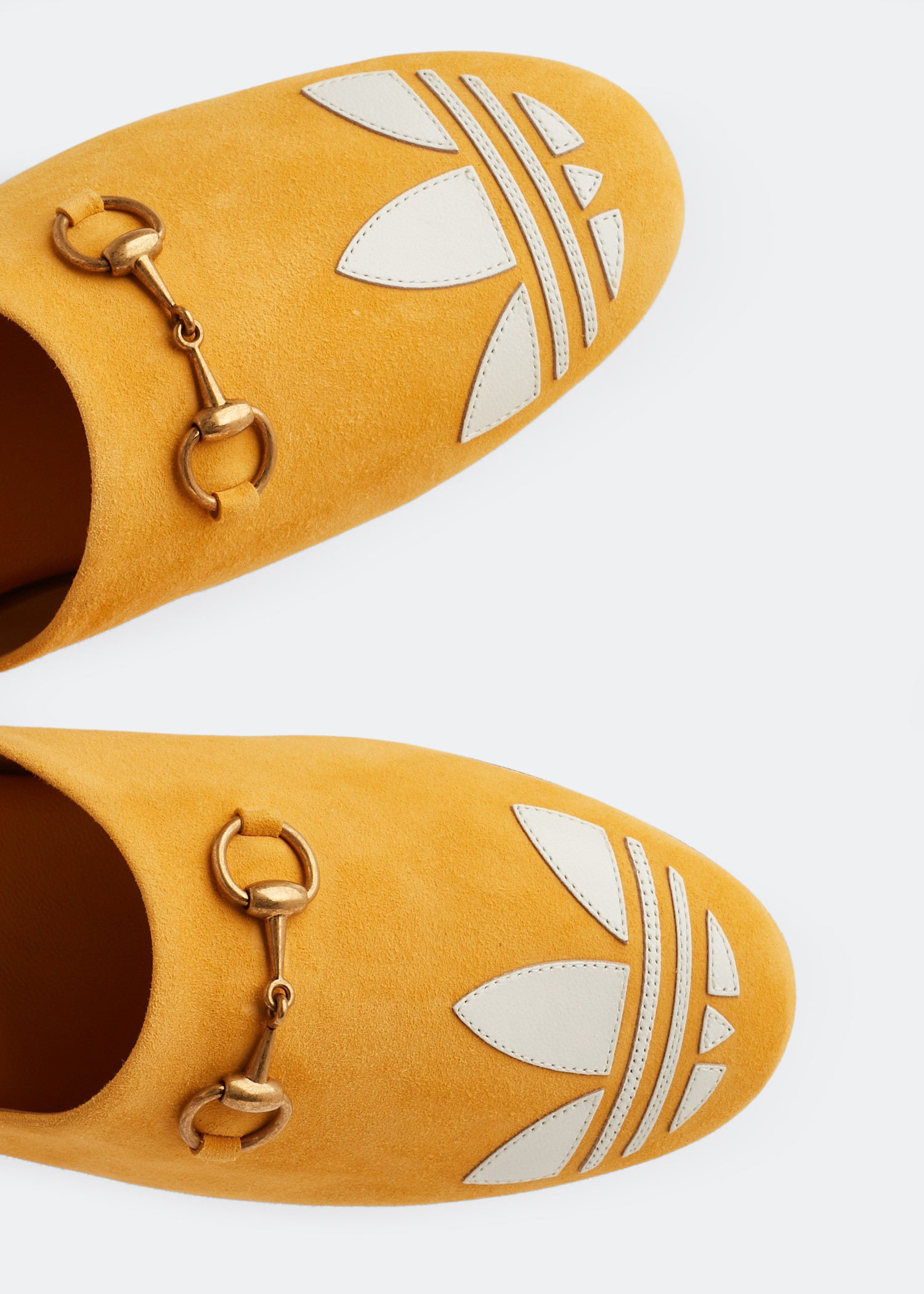 

x adidas Trefoil slippers, Yellow