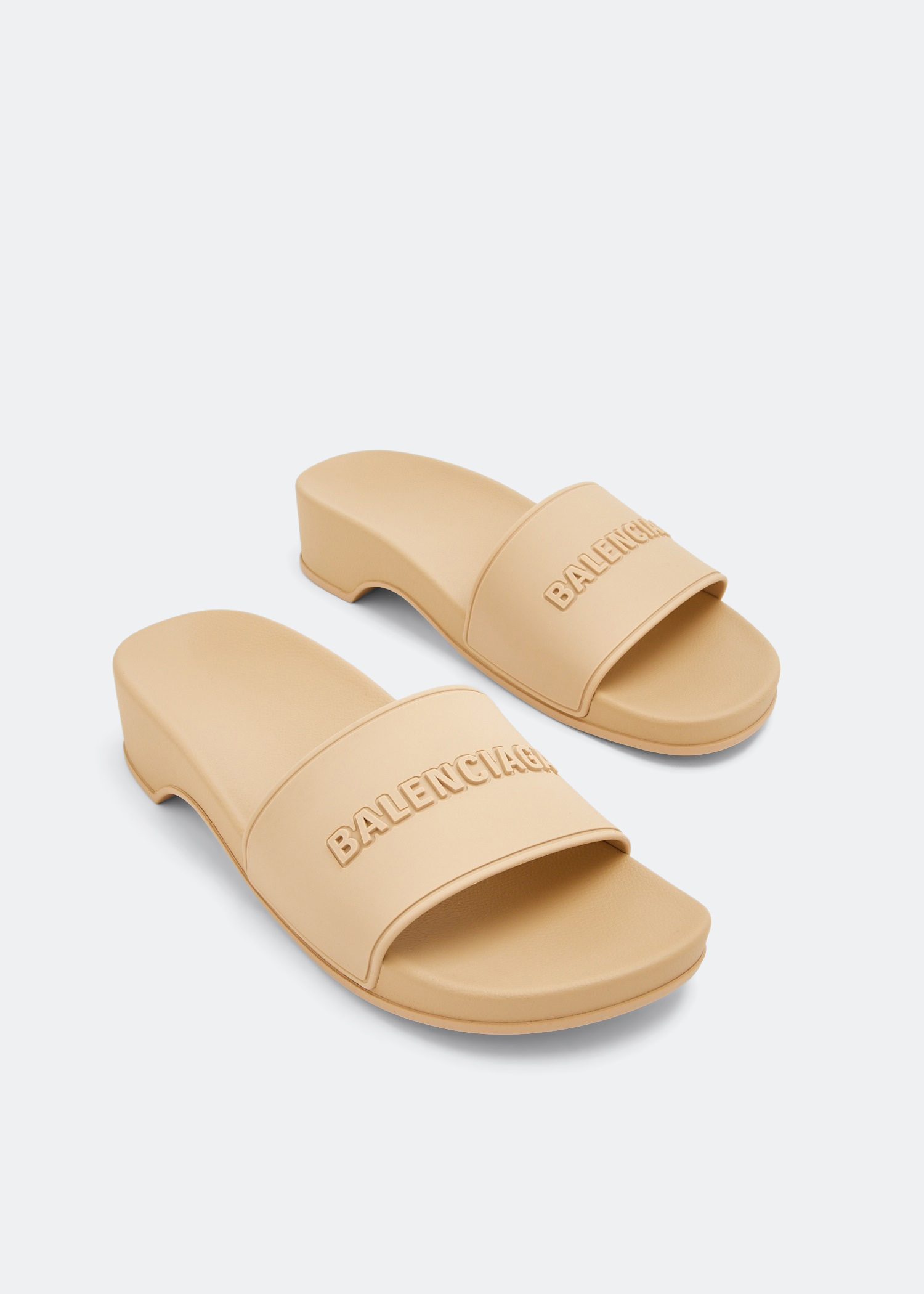 Balenciaga Pool clog slide sandals for Women - Beige in UAE 