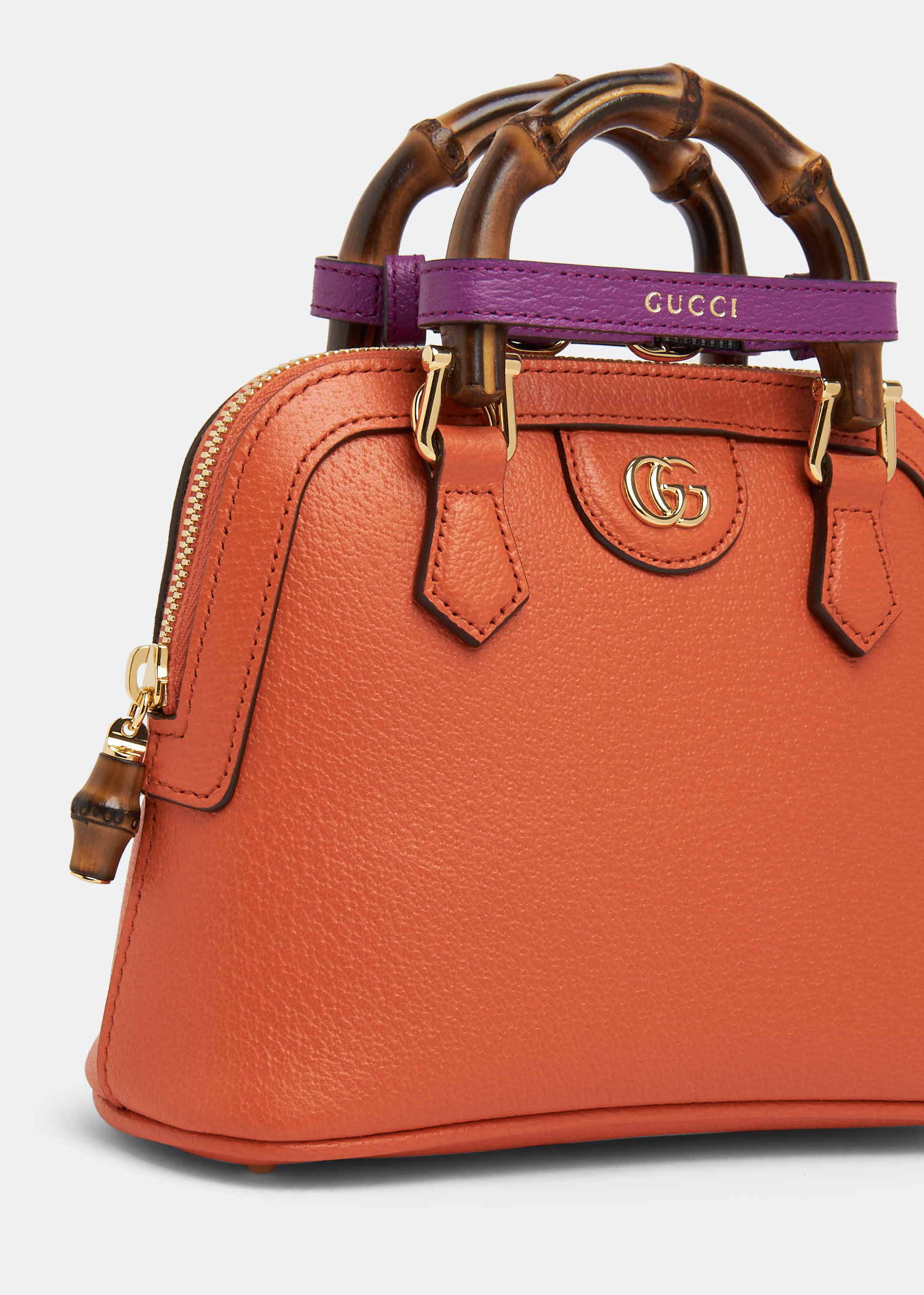 Gucci Diana mini tote bag for Women - Orange in KSA | Level Shoes