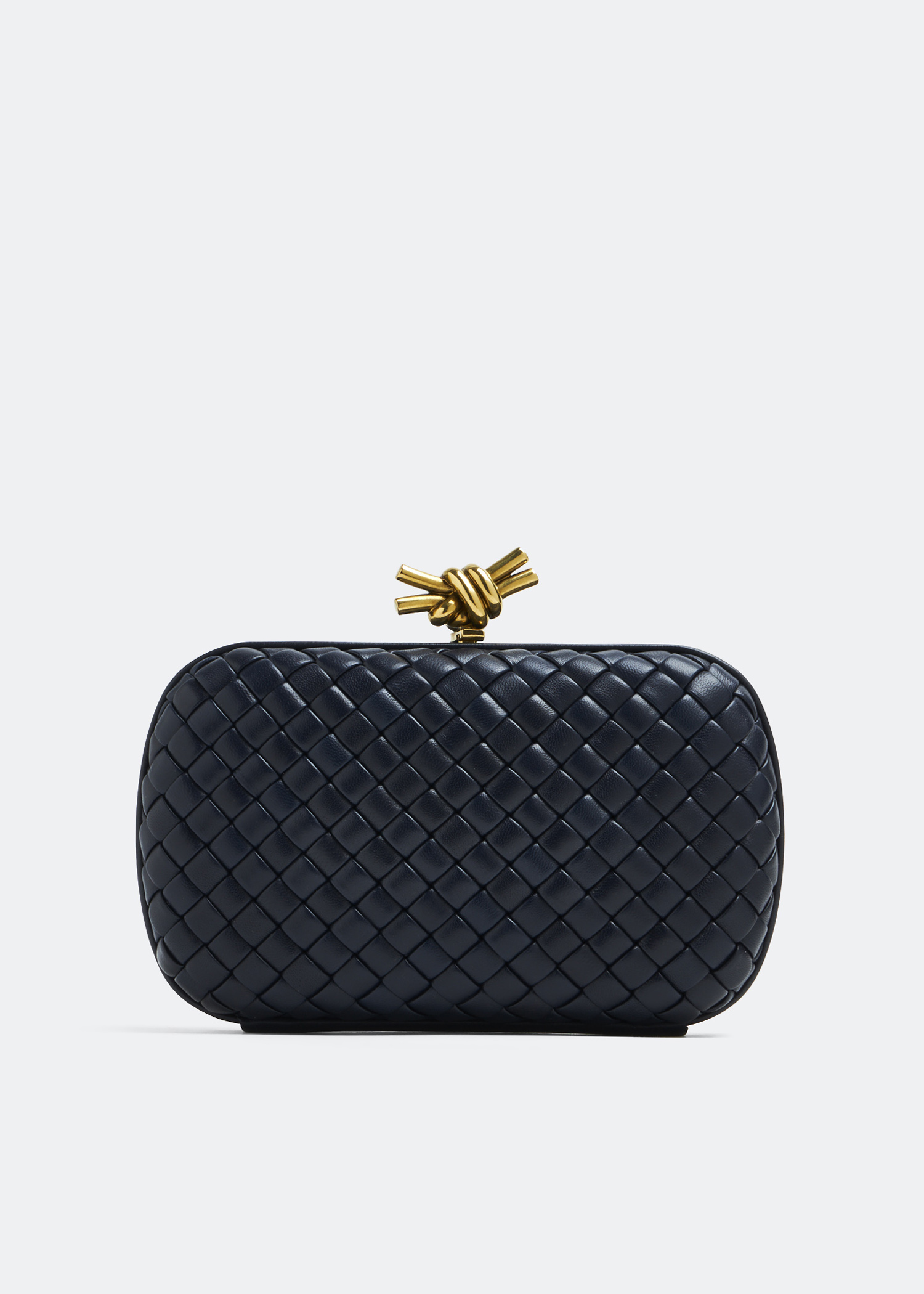 

Knot Minaudiere clutch, Blue