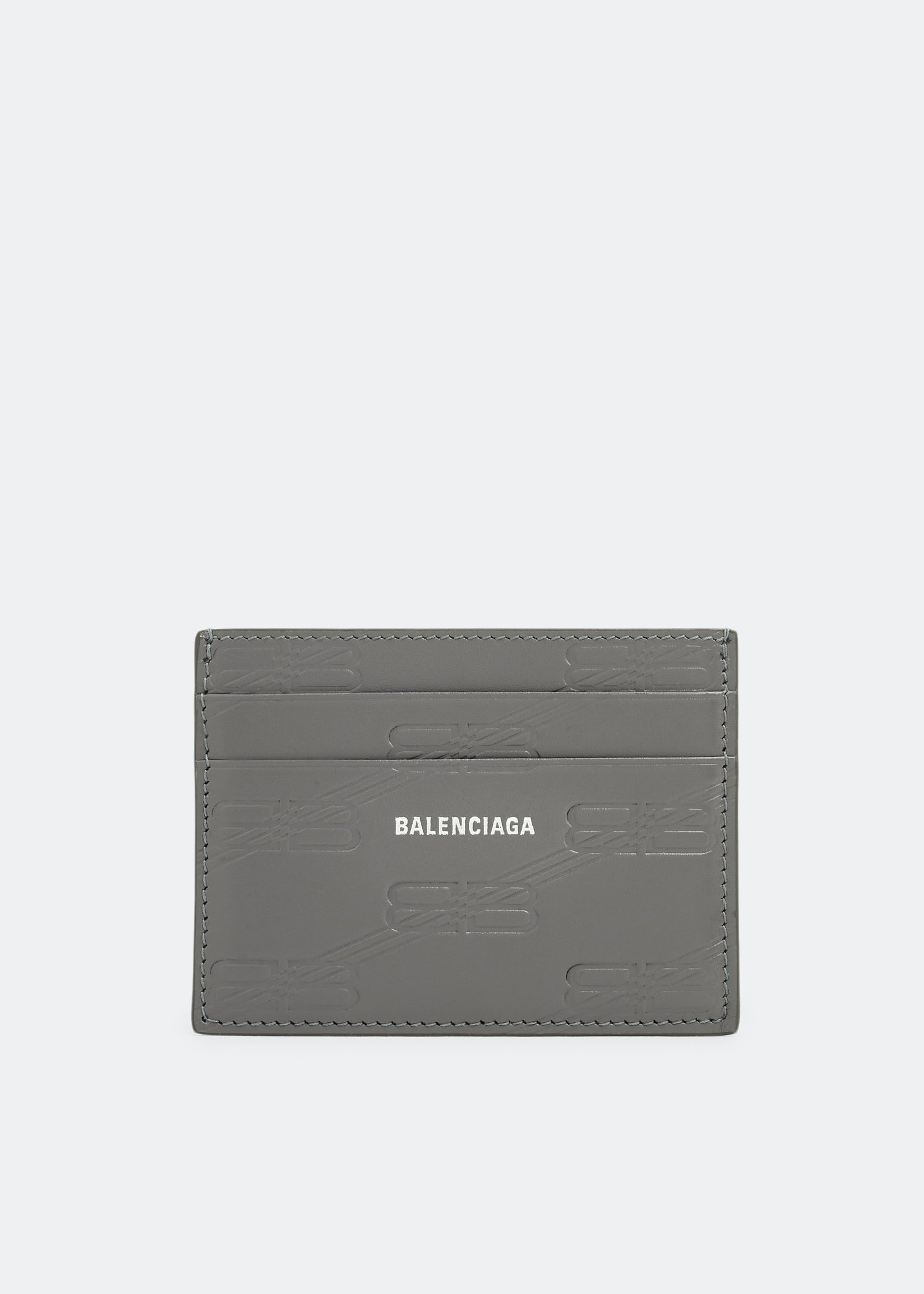 

BB Monogram cash card holder, Grey