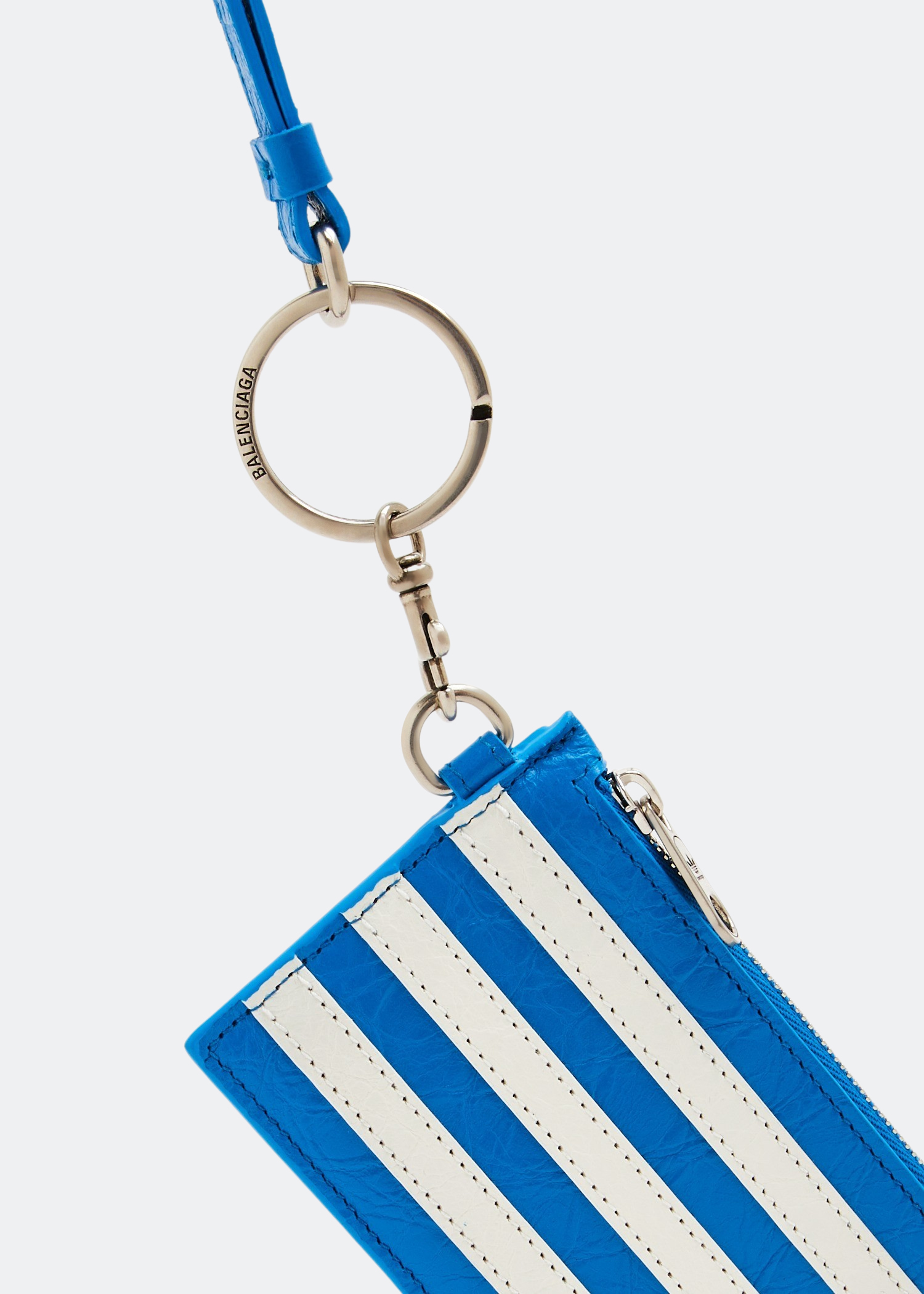 

x adidas Card case on keychain, Blue