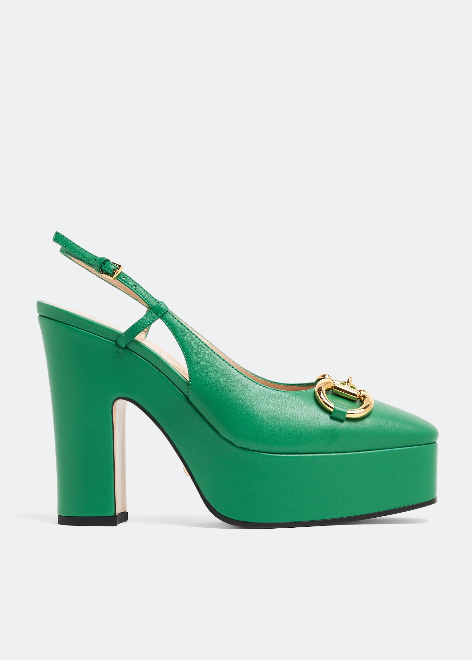 Gucci hot sale green pumps