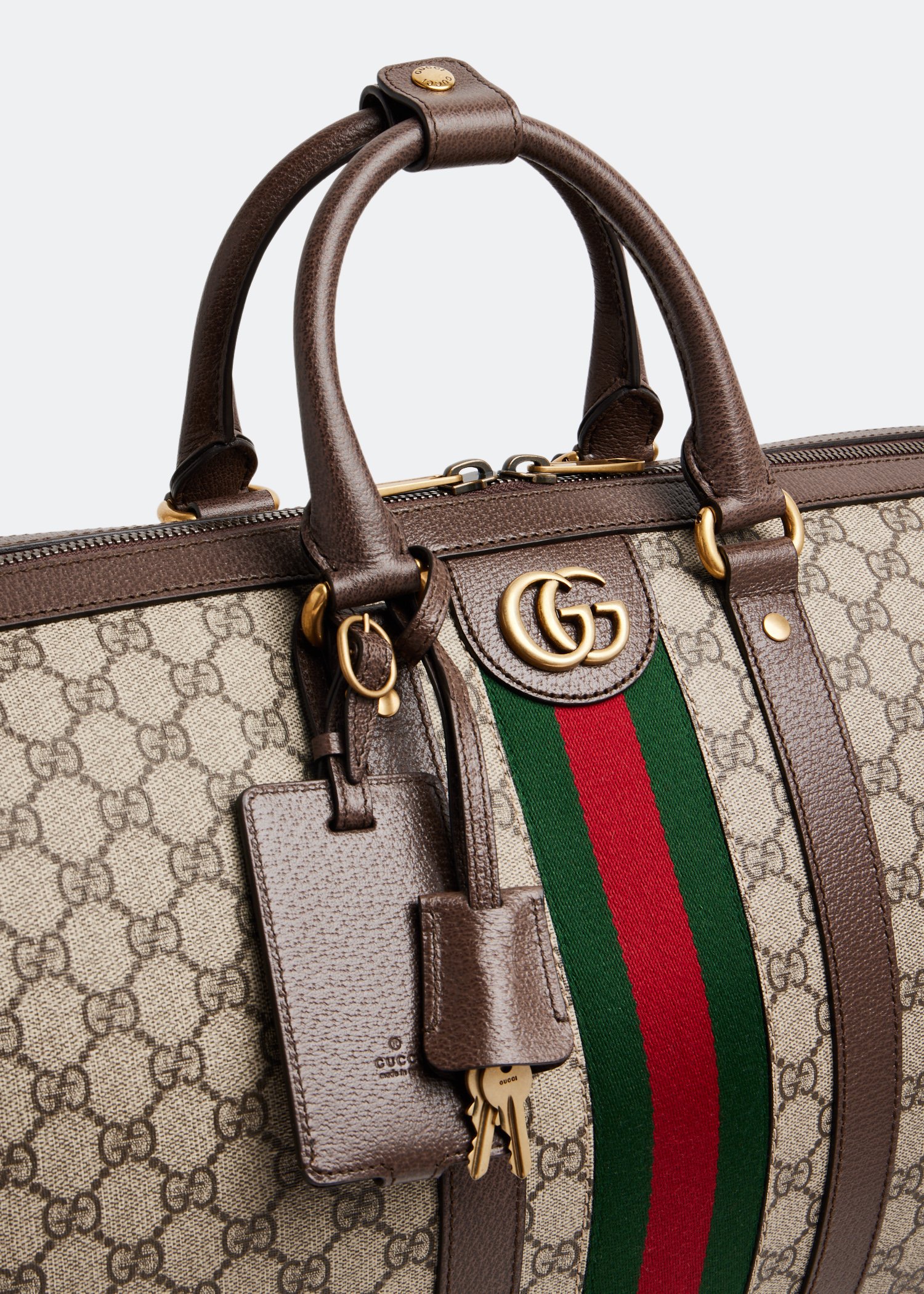 Gucci - Savoy Small Duffle Bag - Beige/ebony – Shop It