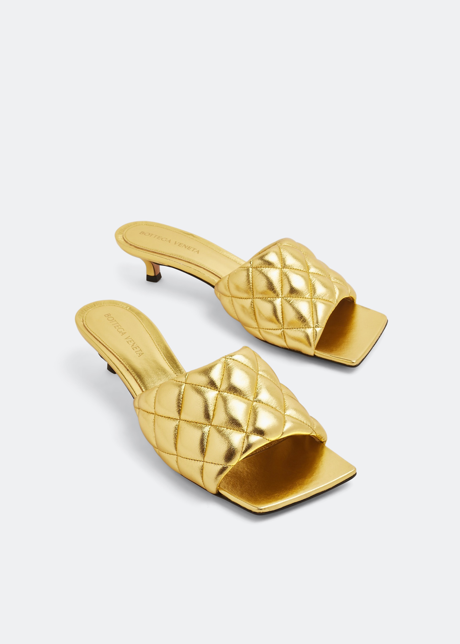 Bottega Veneta Quilted sandals LIDO Mules - Dark brown size 37 IN BOX 2  Dust | eBay