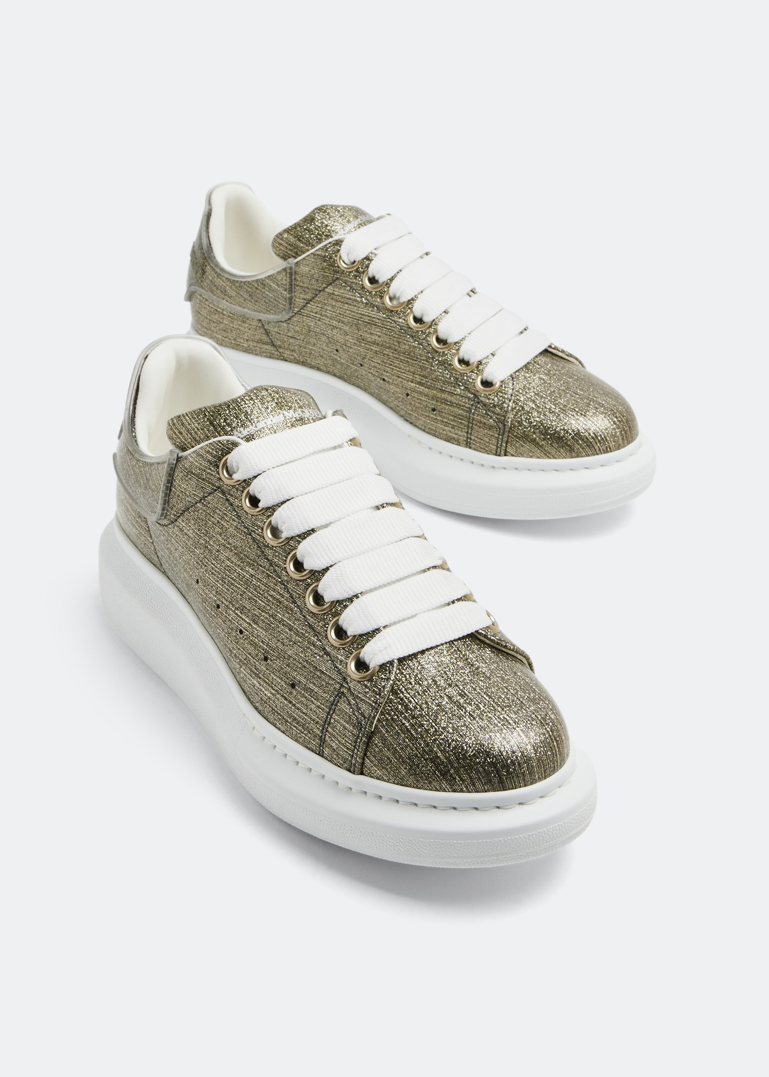 McQueen Oversized sneakers for Women Gold in KSA Level Shoes