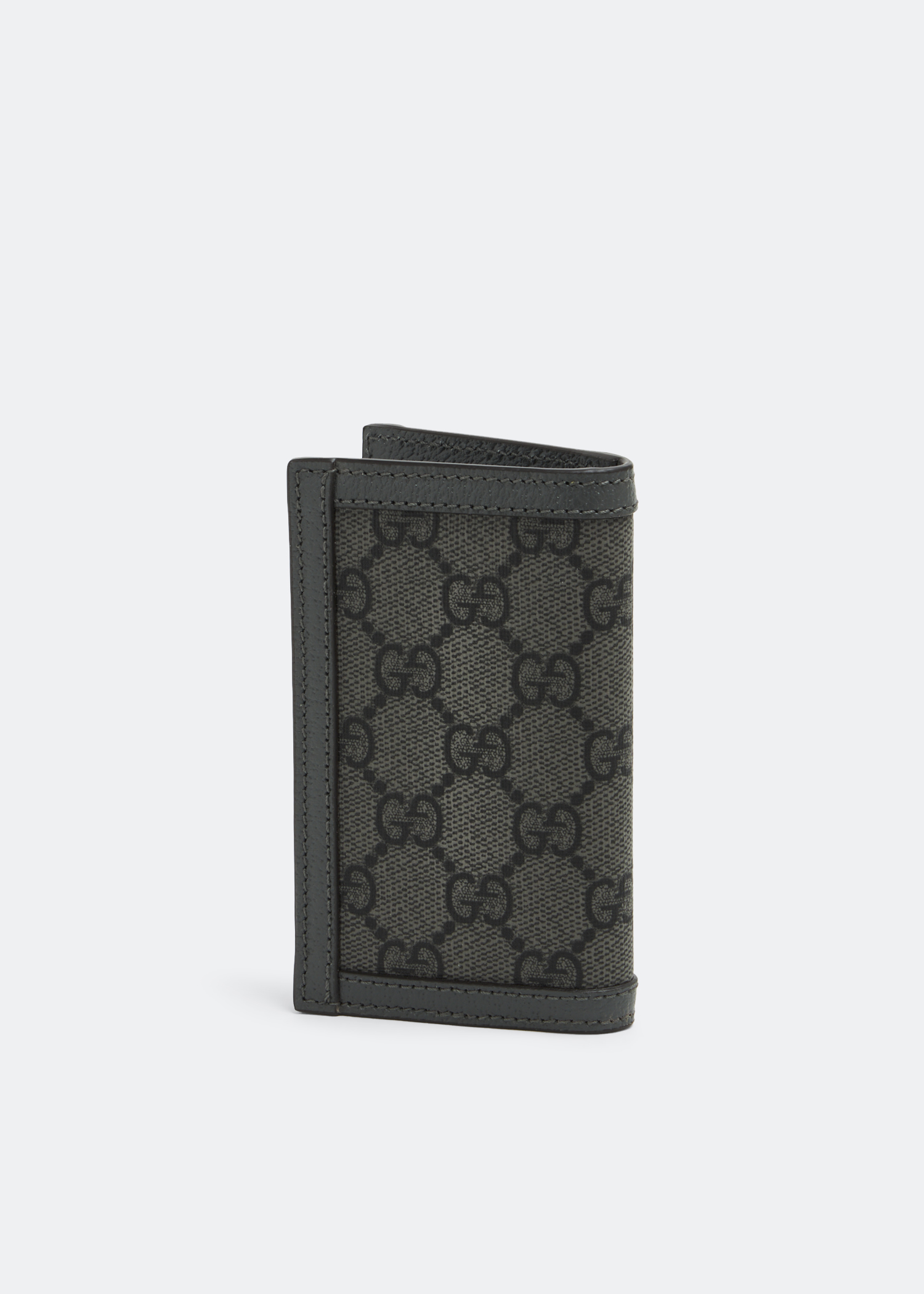 Gucci Kingsnake Print GG Supreme Card Case in White for Men