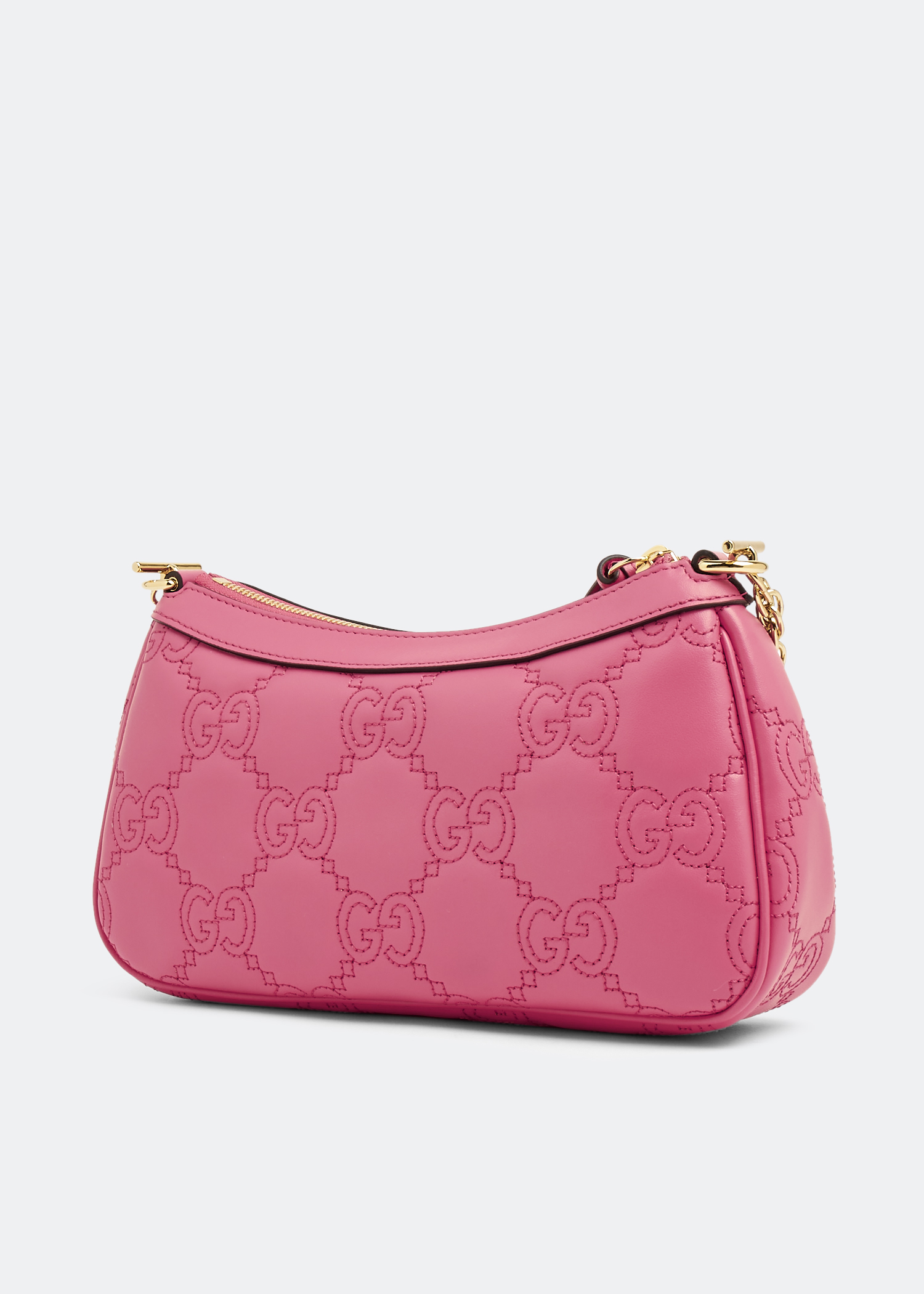 

GG Matelassé handbag, Pink