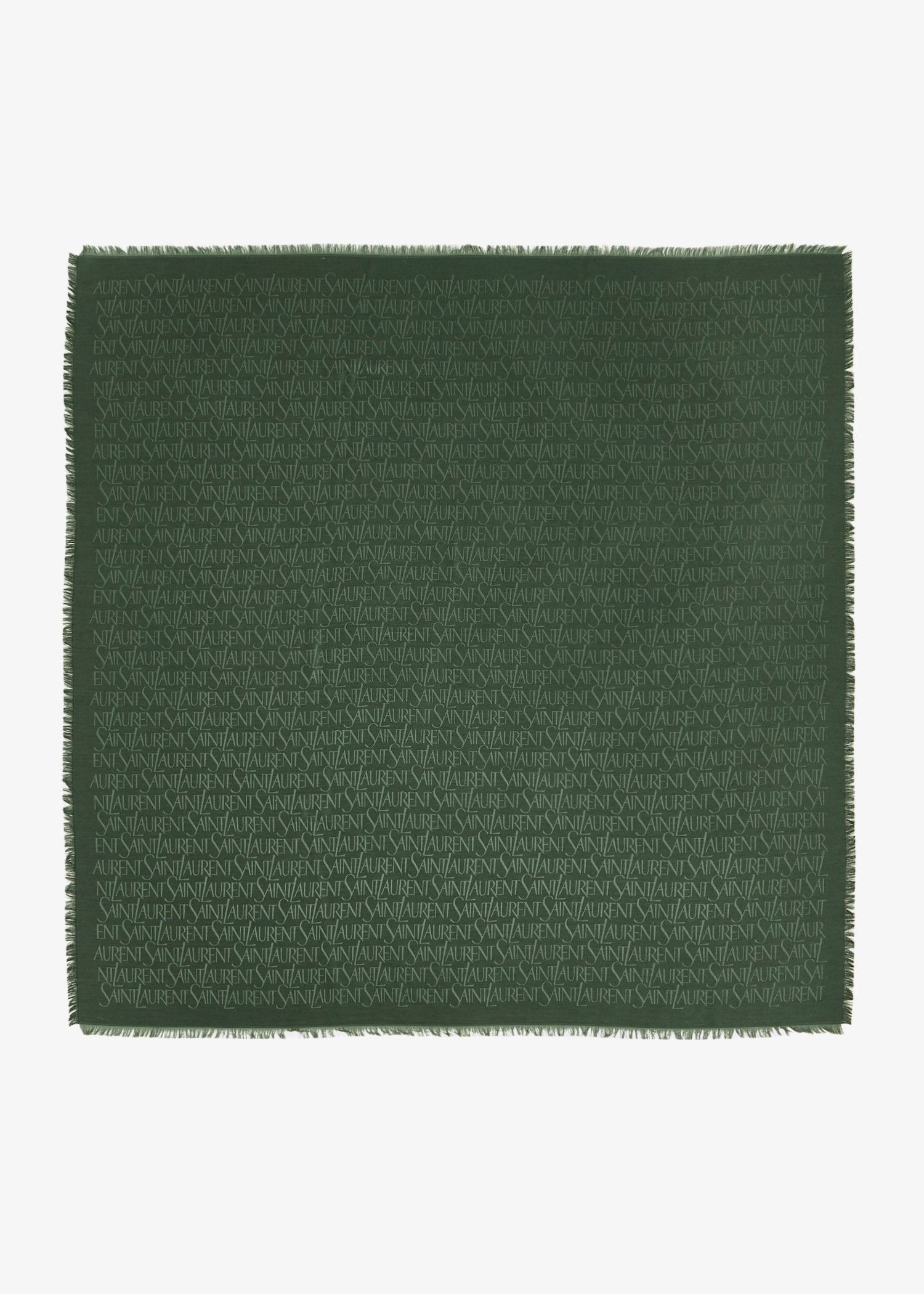 

Large logo square scarf, Green