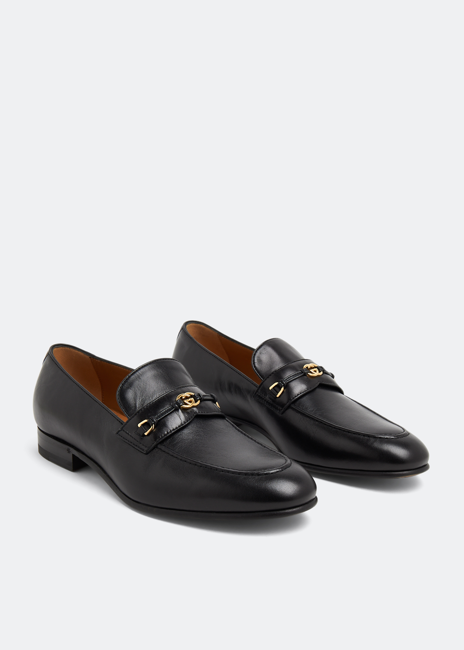 Leather loafer cheap with gg