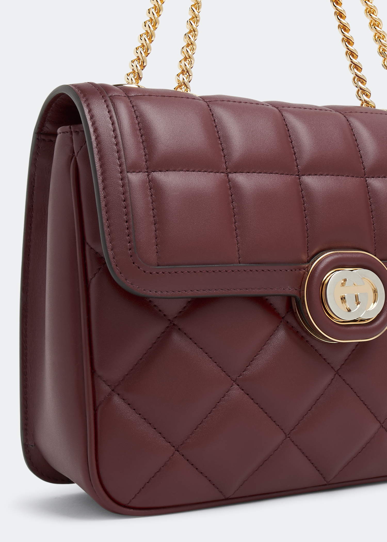 

Deco small shoulder bag, Burgundy