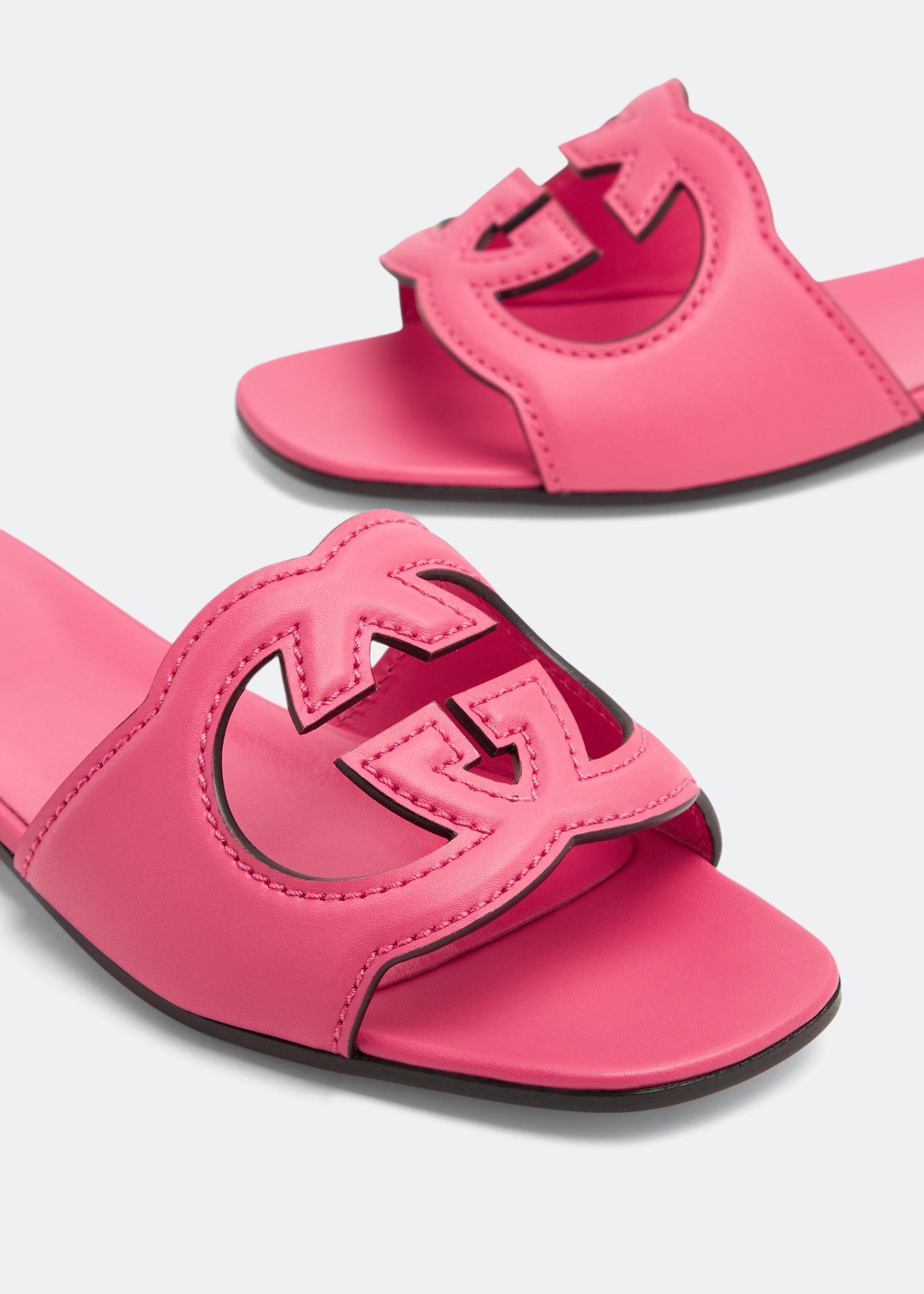 Gucci clearance neon slides