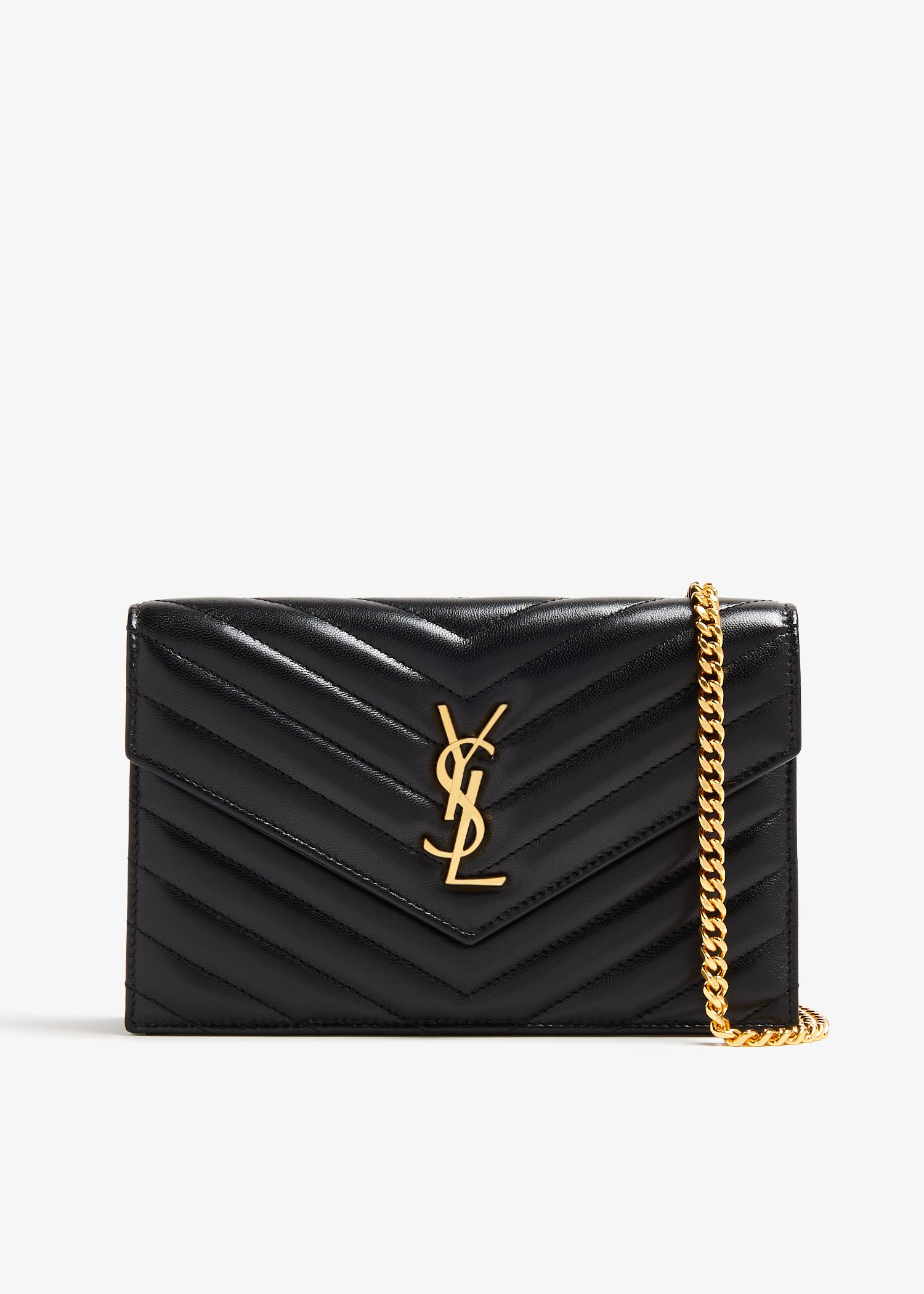 

Cassandre envelope chain wallet, Black