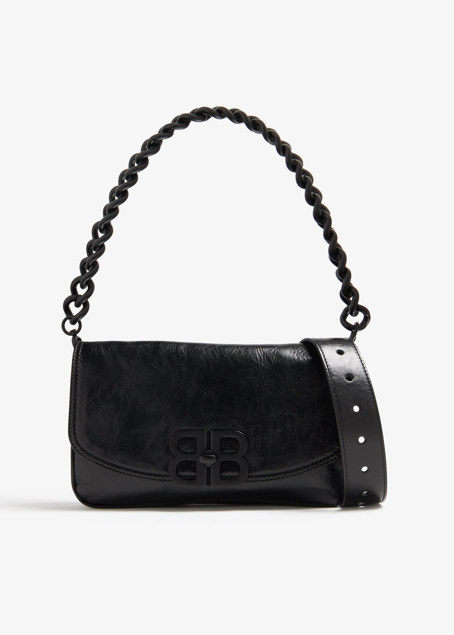 

BB Soft small flap bag, Black