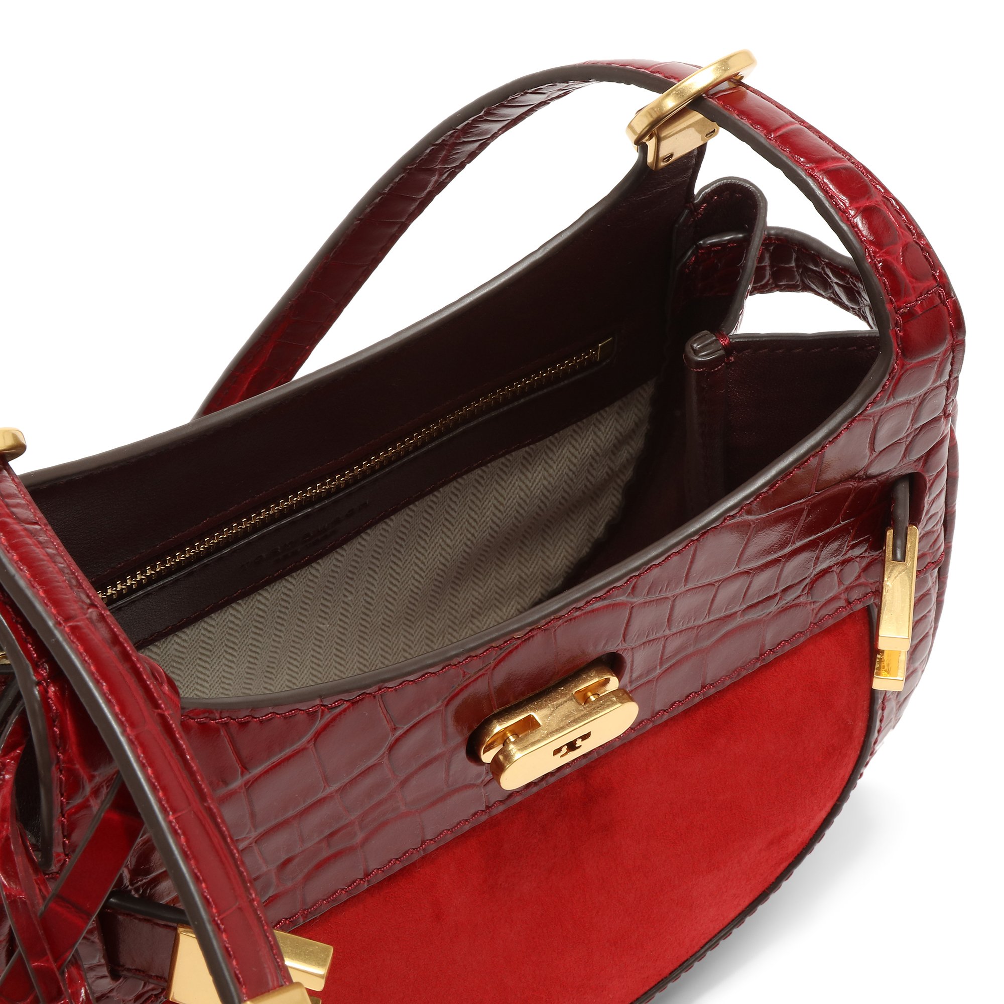 

Lee Radziwill small saddlebag, Red