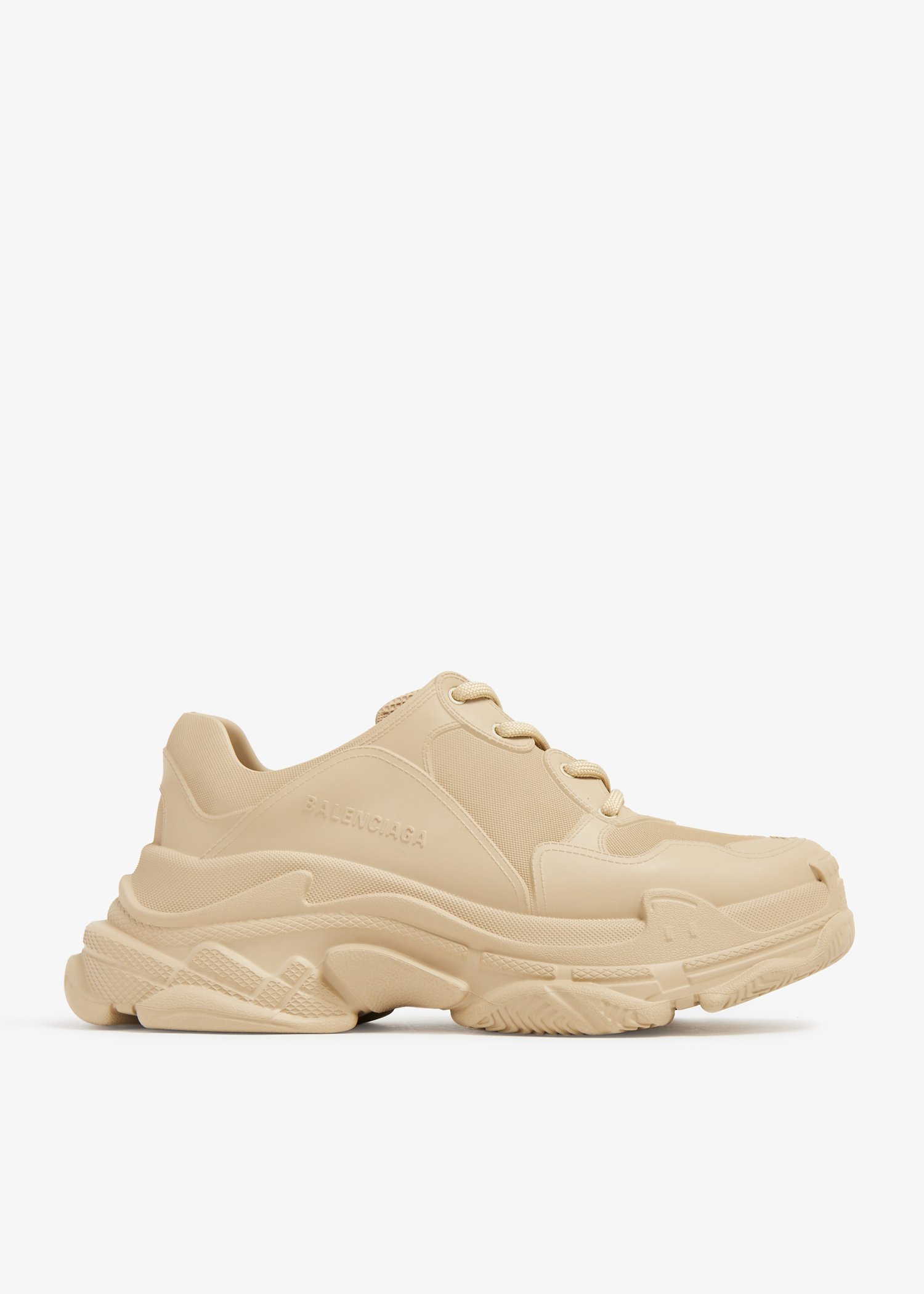 Triple s best sale beige femme