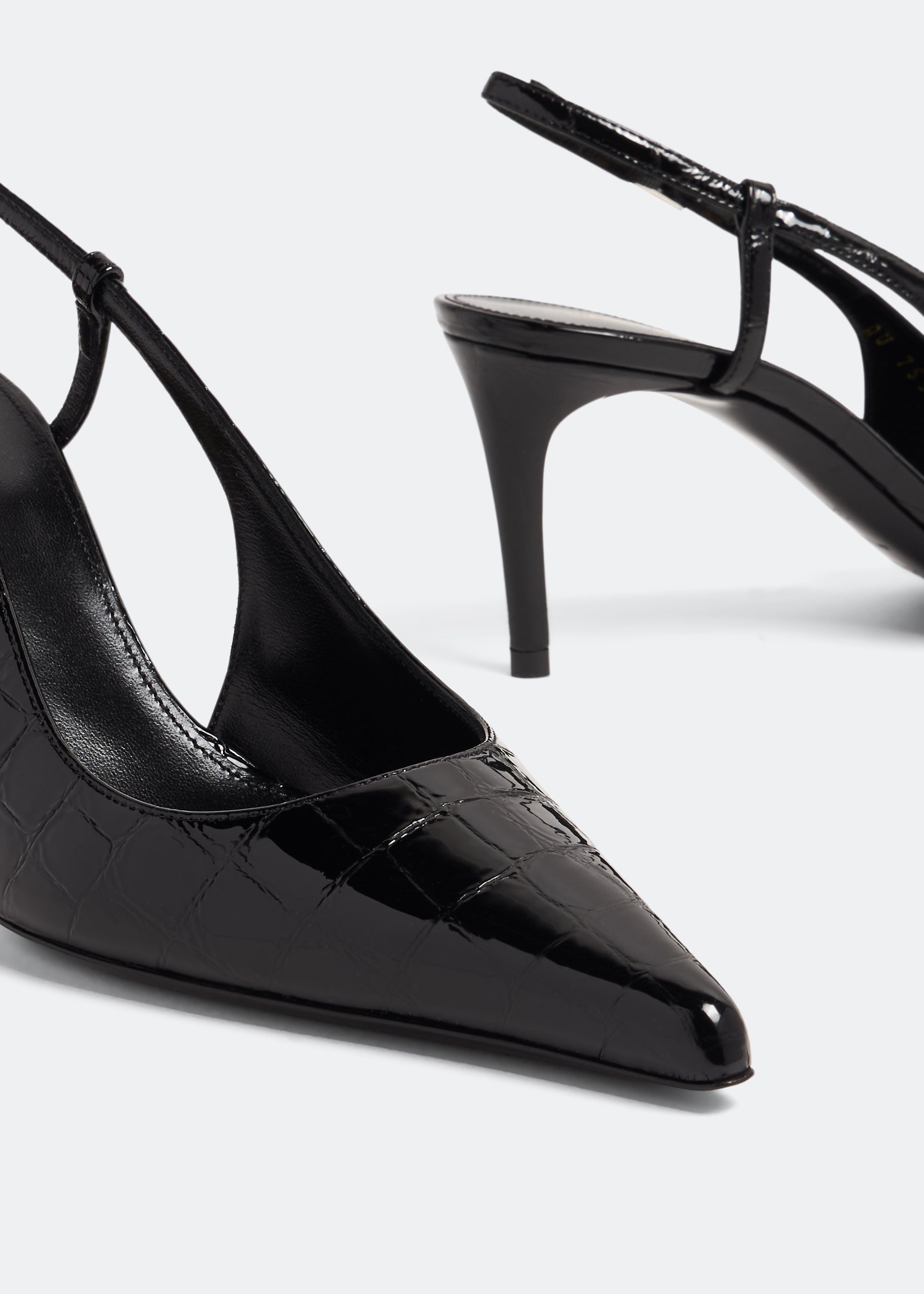 Saint Laurent Vendome slingback pumps for Women - Black in UAE 