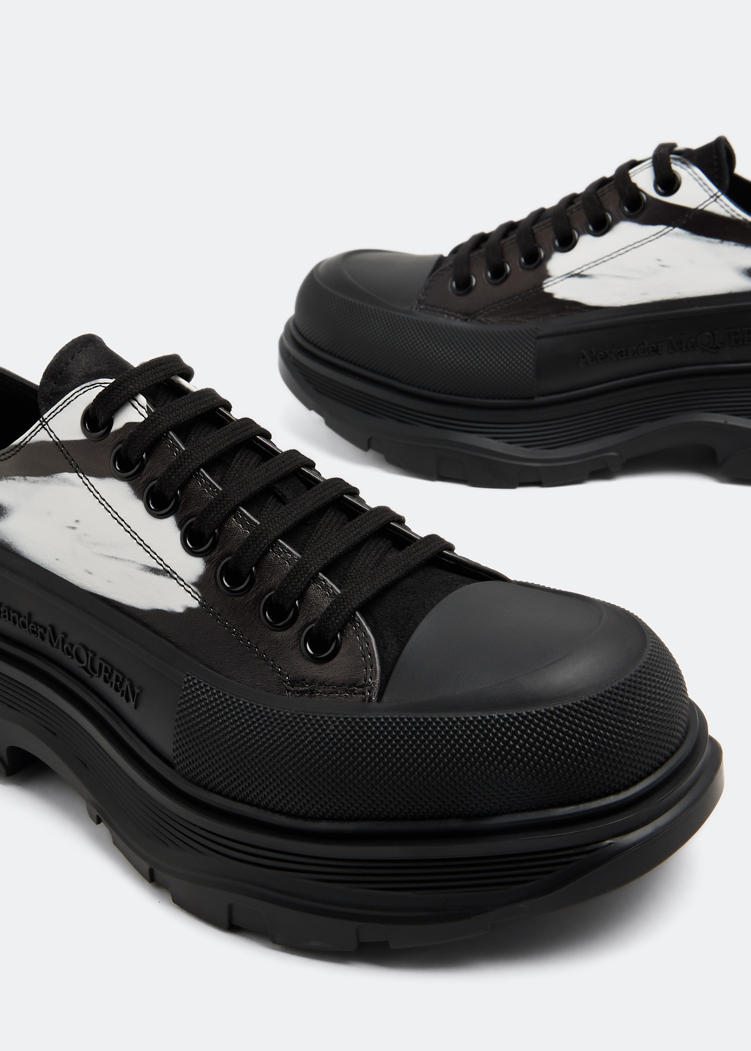 

Tread Slick lace-up sneakers, Black