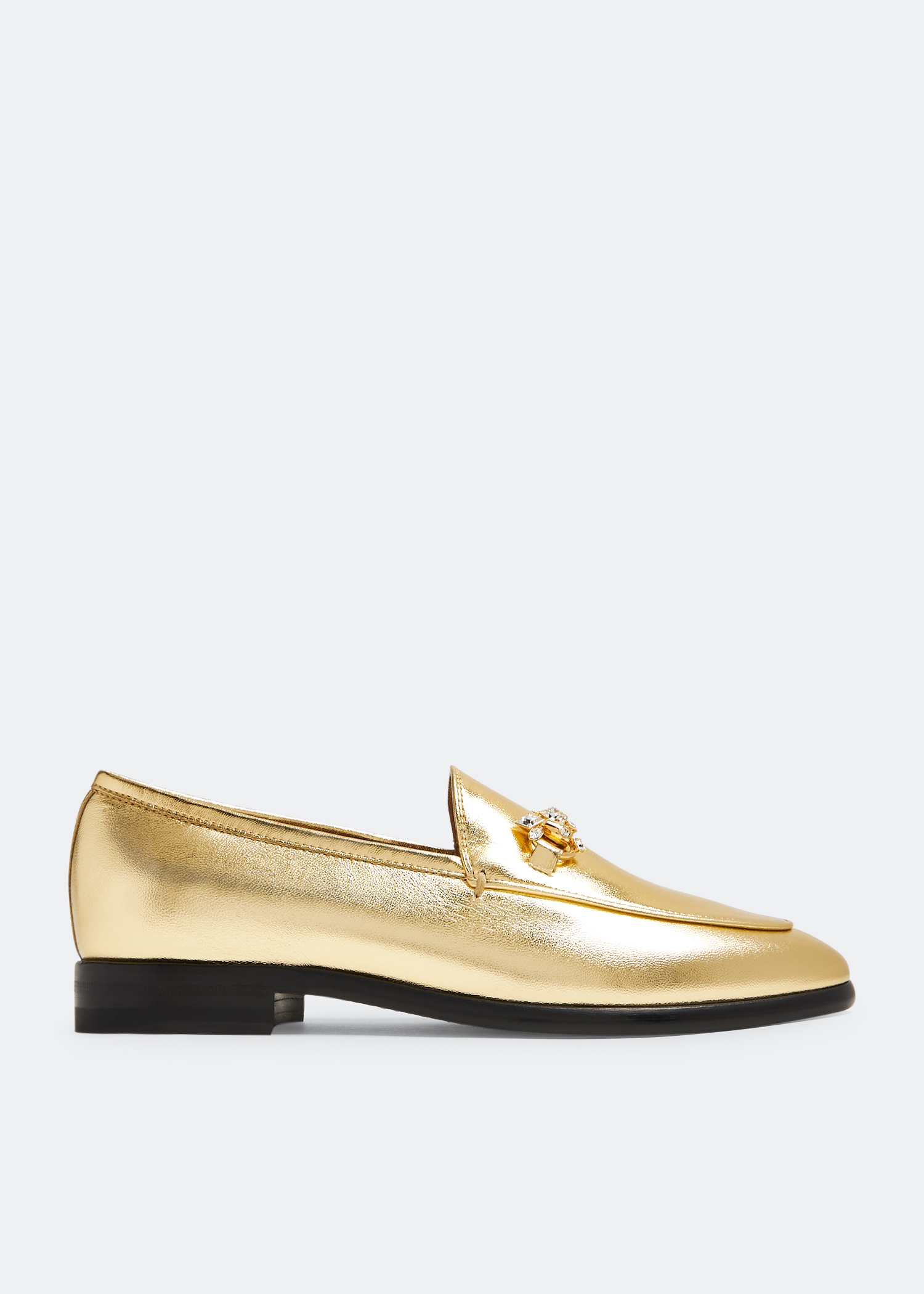 Gucci hot sale loafer gold