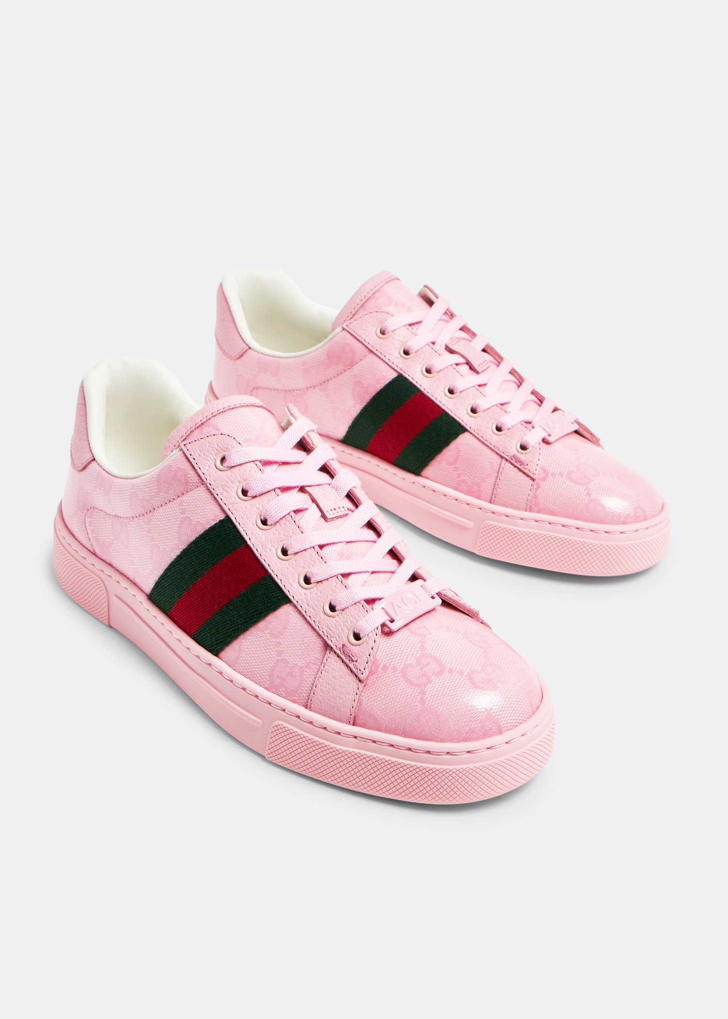 All pink hot sale gucci sneakers